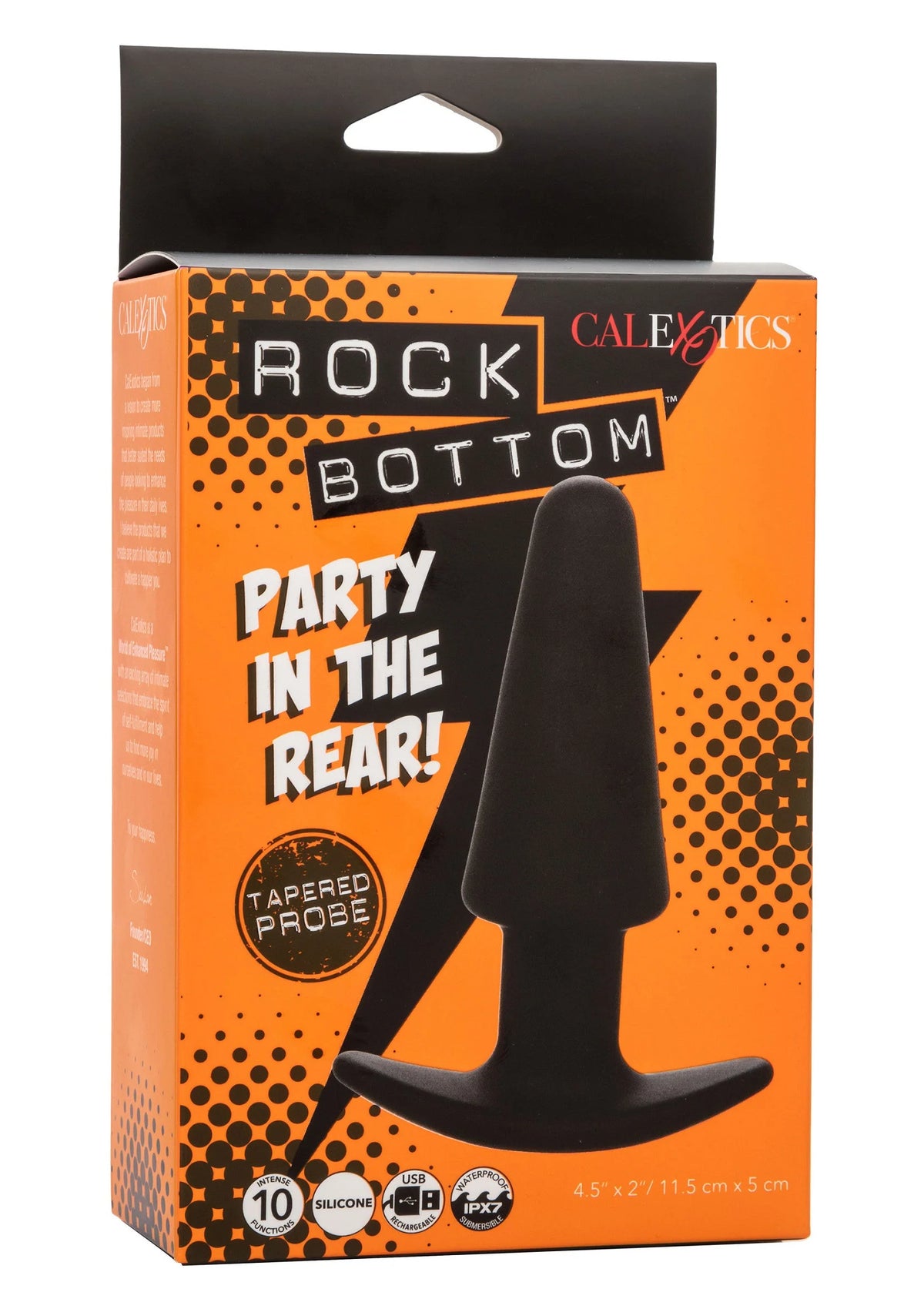Bestel: Rock Bottom Tapered Anal Probe Butt Plug by CalEcotics - buttplugs bij Happytoys.nl, happytoys.be, Happytoys.ae: erotische sex webshop | liever Happy dan Easy âââââ