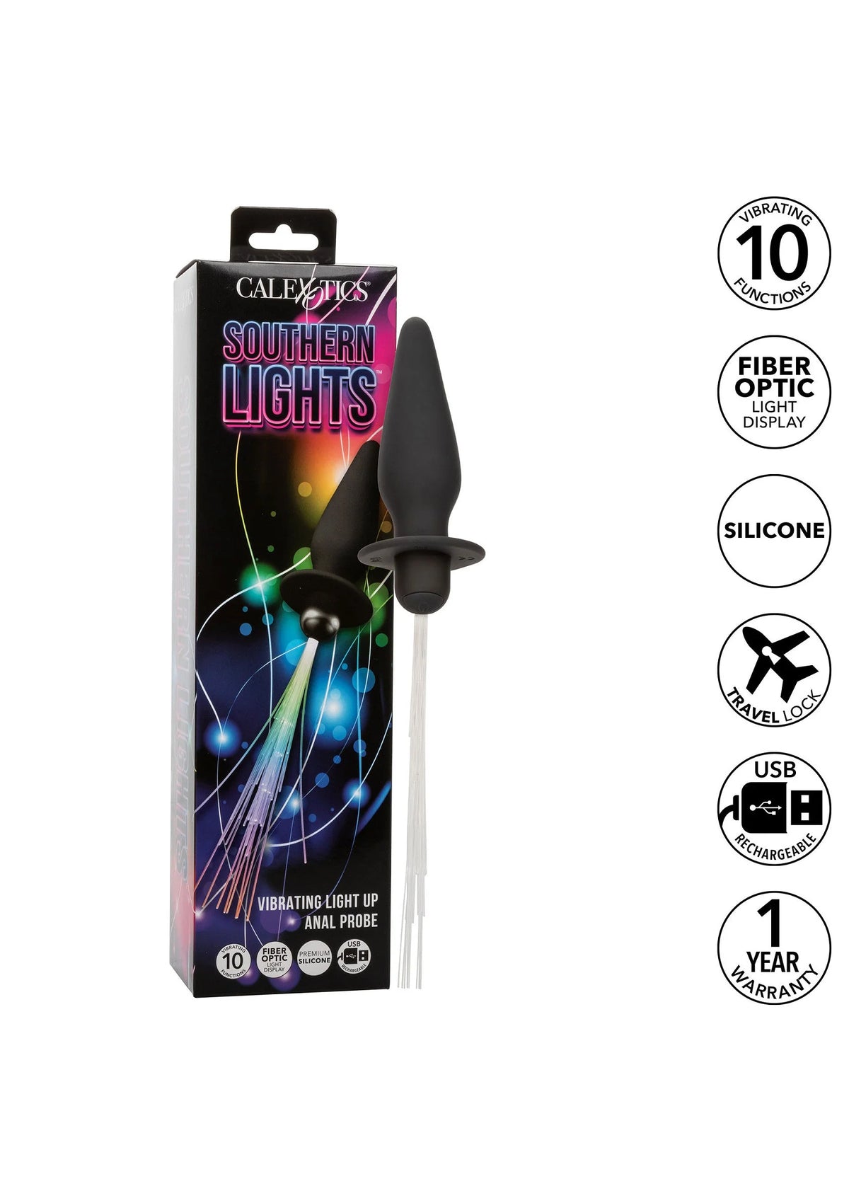 Bestel: Vibrating Light Up Anal Probe by CalExotics - bij Happytoys.nl, happytoys.be, Happytoys.ae: erotische sex webshop | liever Happy dan Easy ⭐⭐⭐⭐⭐