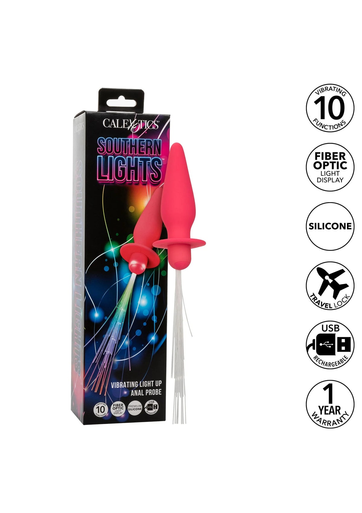 Bestel: Vibrating Light Up Anal Probe by CalExotics - bij Happytoys.nl, happytoys.be, Happytoys.ae: erotische sex webshop | liever Happy dan Easy ⭐⭐⭐⭐⭐