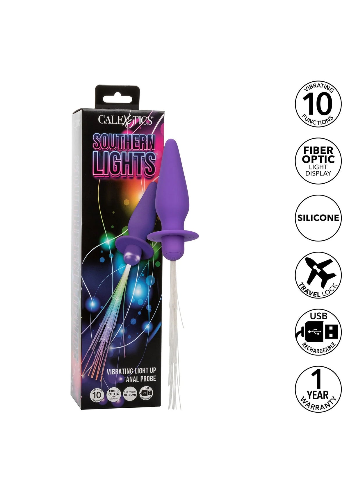 Bestel: Vibrating Light Up Anal Probe by CalExotics - bij Happytoys.nl, happytoys.be, Happytoys.ae: erotische sex webshop | liever Happy dan Easy ⭐⭐⭐⭐⭐