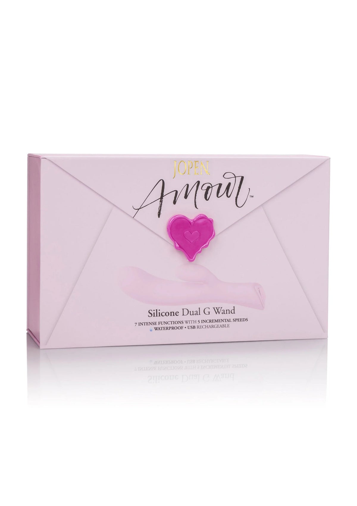 Bestel: Amour Silicone Dual G Wand Dubbele Vibrator by Jopen - bij Happytoys.nl, happytoys.be, Happytoys.ae: erotische sex webshop | liever Happy dan Easy âââââ