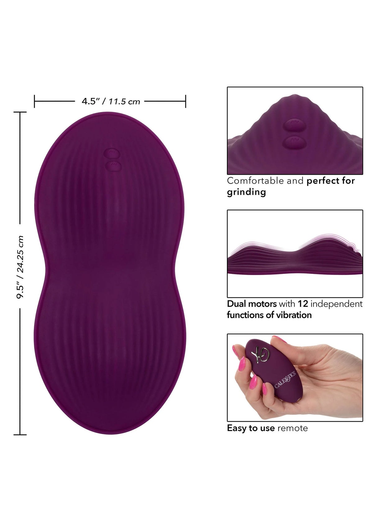 Bestel: Remote Control Dual Rider sit on vibrator by CalExotics - bij Happytoys.nl, happytoys.be, Happytoys.ae: erotische sex webshop | liever Happy dan Easy ⭐⭐⭐⭐⭐