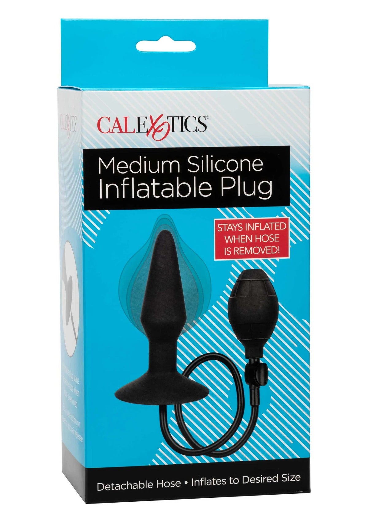 Bestel: Medium Silicone Inflatable Plug by CalExotics - bij Happytoys.nl, happytoys.be, Happytoys.ae: erotische sex webshop | liever Happy dan Easy ⭐⭐⭐⭐⭐