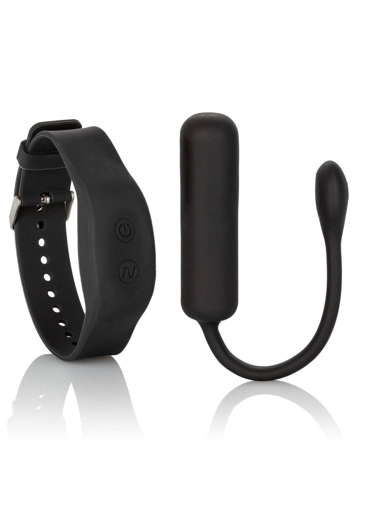 Bestel: Wristband Remote Petite Bullet by CalExotics - bij Happytoys.nl, happytoys.be, Happytoys.ae: erotische sex webshop | liever Happy dan Easy ⭐⭐⭐⭐⭐ - Default Title - 12057 - BLACK