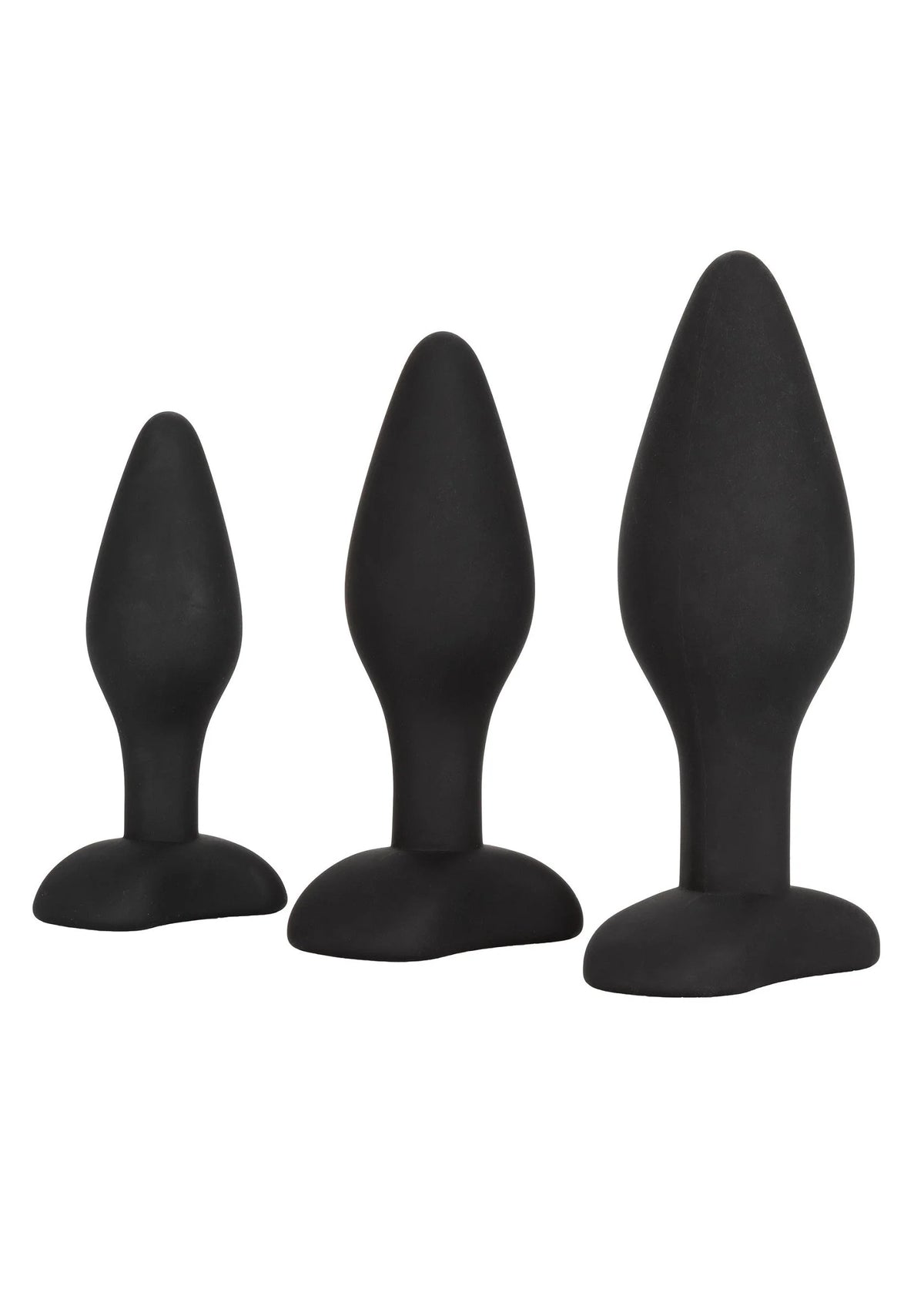 Bestel: Silicone Anal Exerciser Kit by CalExotics - bij Happytoys.nl, happytoys.be, Happytoys.ae: erotische sex webshop | liever Happy dan Easy ⭐⭐⭐⭐⭐ - Default Title - 12107 - BLACK