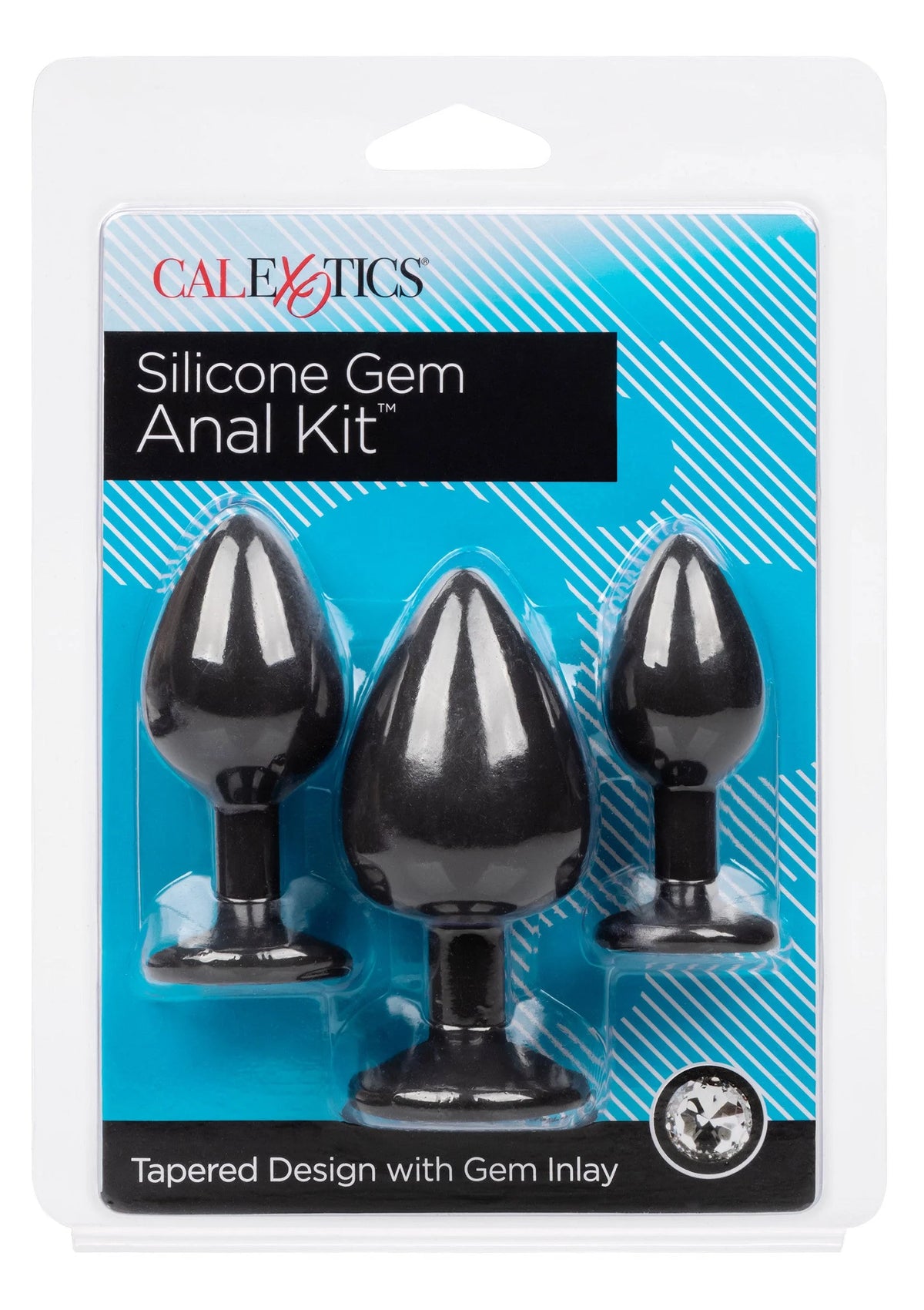 Bestel: Silicone Gem Anal Kit by CalExotics - bij Happytoys.nl, happytoys.be, Happytoys.ae: erotische sex webshop | liever Happy dan Easy ⭐⭐⭐⭐⭐