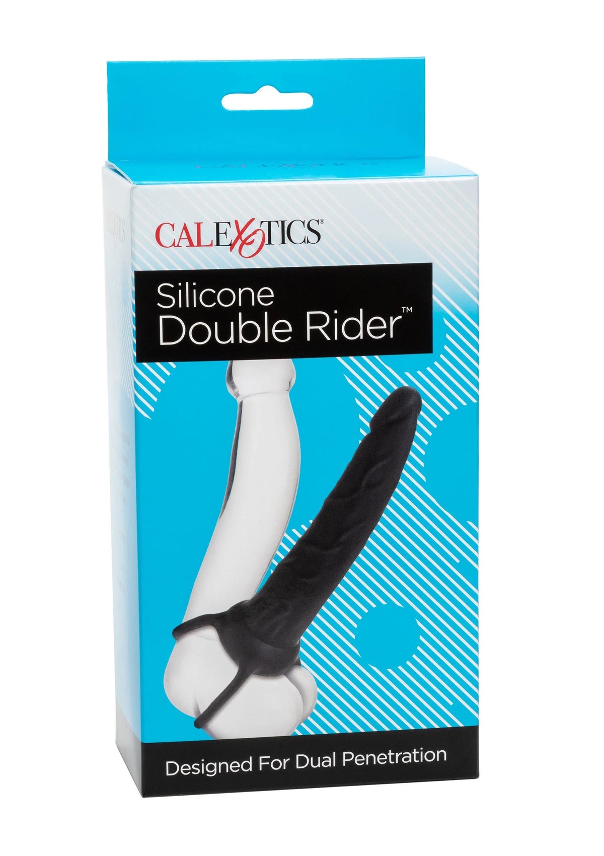 Bestel: Silicone Double Rider for DP sex by CalExotics - bij Happytoys.nl, happytoys.be, Happytoys.ae: erotische sex webshop | liever Happy dan Easy ⭐⭐⭐⭐⭐