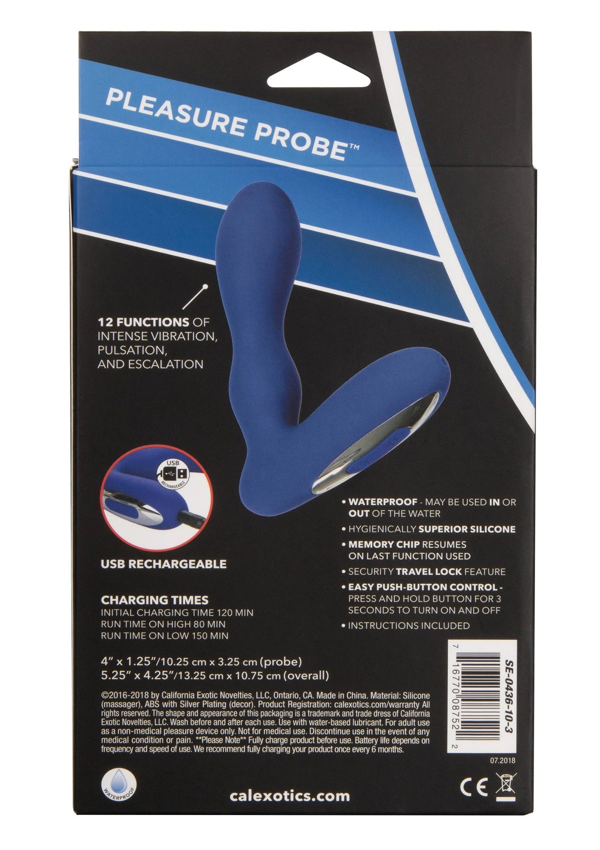 Bestel: Eclipse Pleasure Probe Butplug by CalExotics - bij Happytoys.nl, happytoys.be, Happytoys.ae: erotische sex webshop | liever Happy dan Easy ⭐⭐⭐⭐⭐