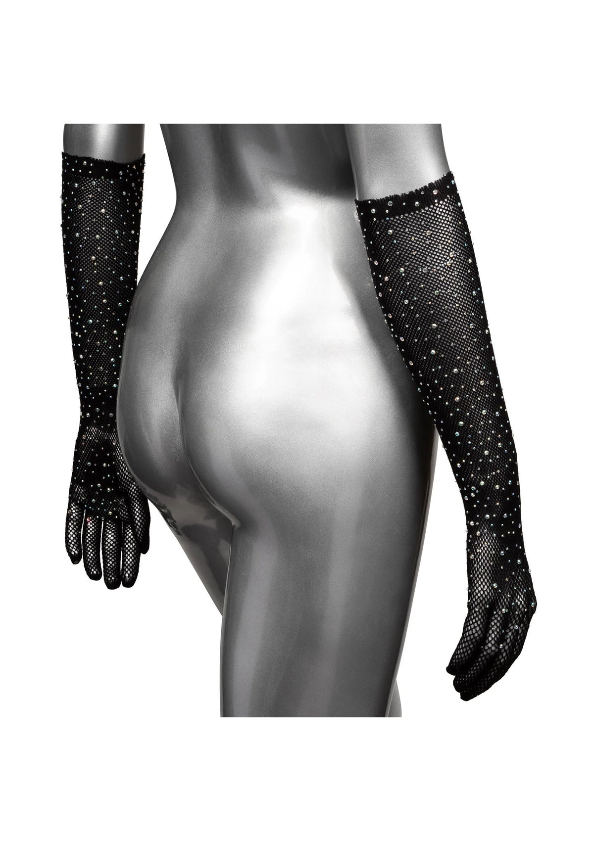 Bestel: Full Length Gloves by CalExotics Radiance - bij Happytoys.nl, happytoys.be, Happytoys.ae: erotische sex webshop | liever Happy dan Easy ⭐⭐⭐⭐⭐ - Default Title - 12264 - BLACK - O/S