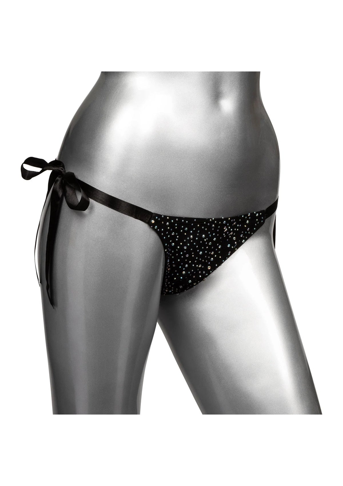 Bestel: Side - Tie Panties by CalExotics Radiance - bij Happytoys.nl, happytoys.be, Happytoys.ae: erotische sex webshop | liever Happy dan Easy ⭐⭐⭐⭐⭐ - Default Title - 12265 - BLACK - O/S
