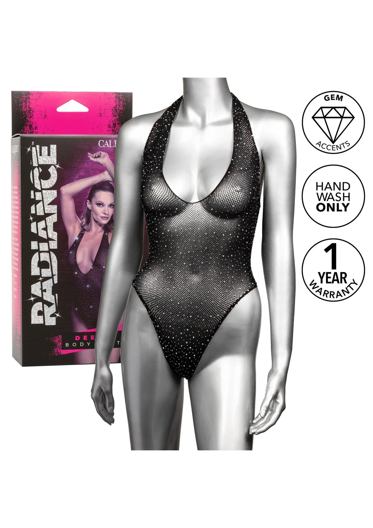 Bestel: Deep V Body Suit CalExotics Radiance - bij Happytoys.nl, happytoys.be, Happytoys.ae: erotische sex webshop | liever Happy dan Easy ⭐⭐⭐⭐⭐