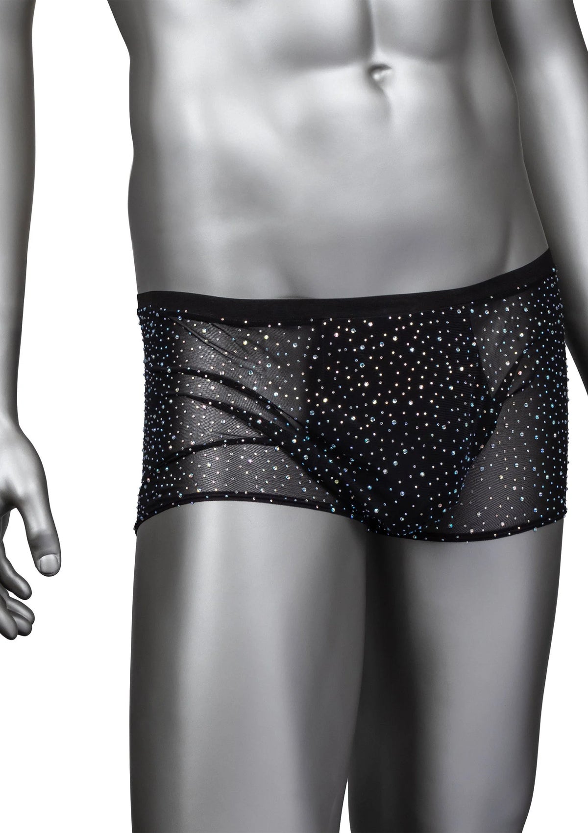 Bestel: Radiance Boxer Briefs by CalExotics - bij Happytoys.nl, happytoys.be, Happytoys.ae: erotische sex webshop | liever Happy dan Easy ⭐⭐⭐⭐⭐ - Default Title - 12278 - BLACK - O/S