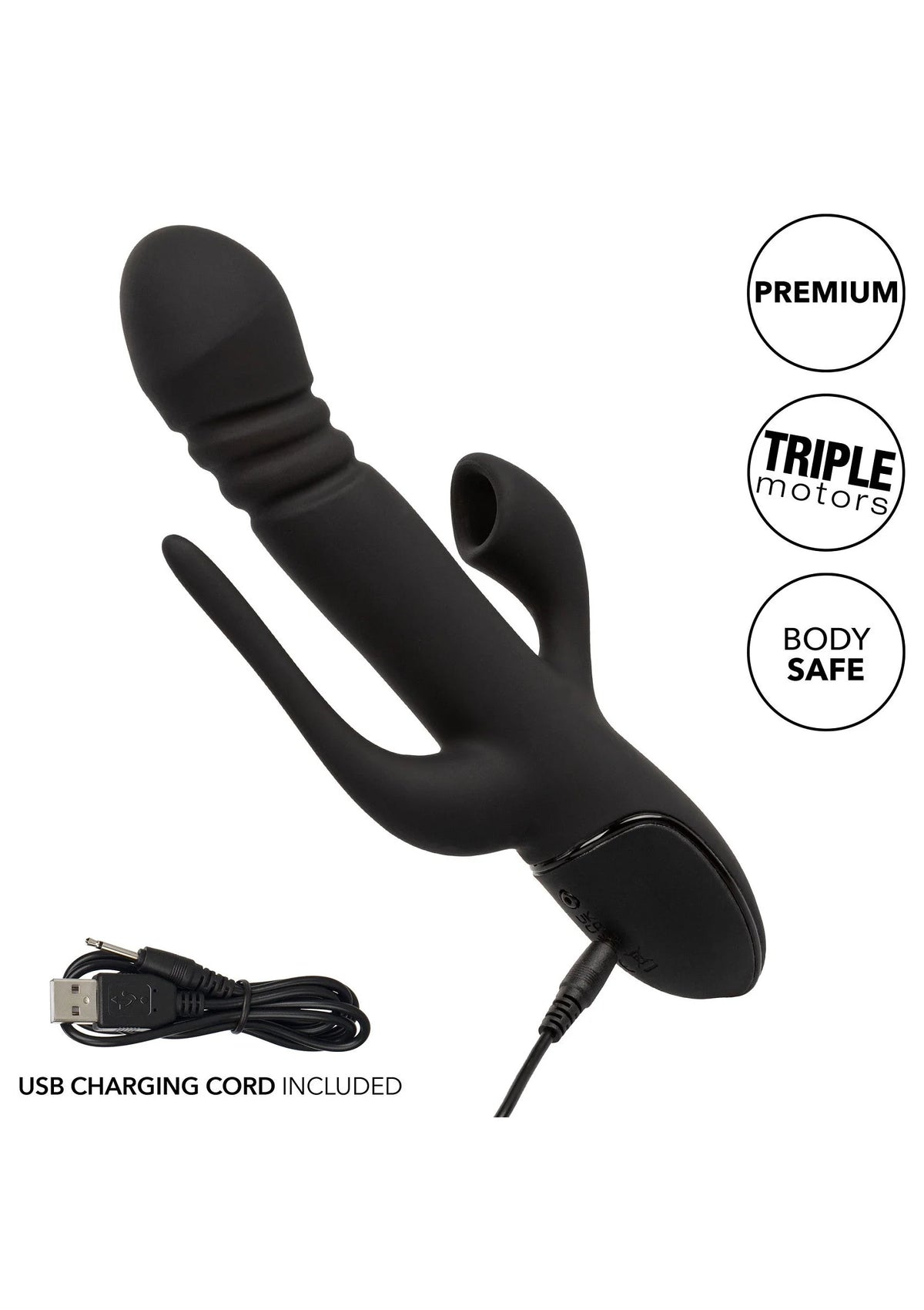 Bestel: Triple Euphoria 3 double vibrator by CalExotics - bij Happytoys.nl, happytoys.be, Happytoys.ae: erotische sex webshop | liever Happy dan Easy ⭐⭐⭐⭐⭐