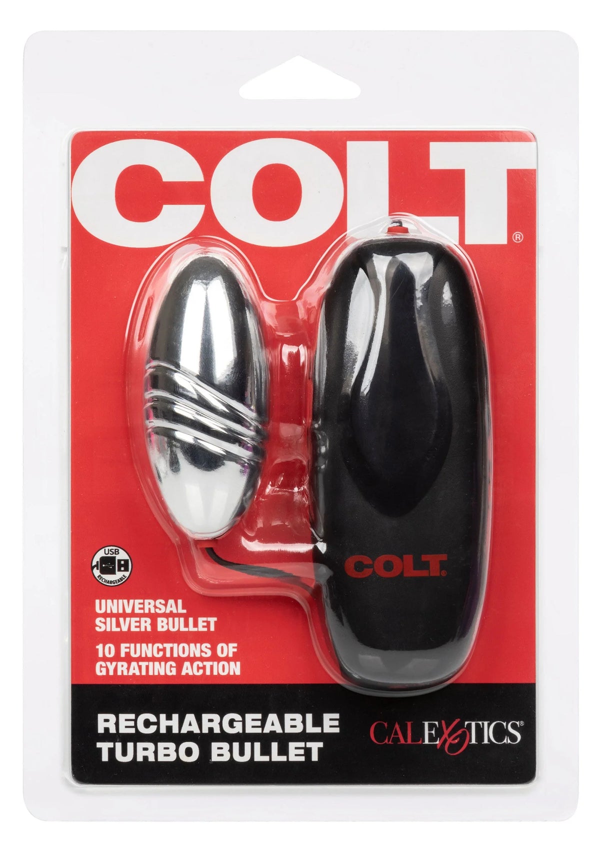 Bestel: COLT Rechargeable Turbo Bullet vibrator by CalExotics - bij Happytoys.nl, happytoys.be, Happytoys.ae: erotische sex webshop | liever Happy dan Easy ⭐⭐⭐⭐⭐