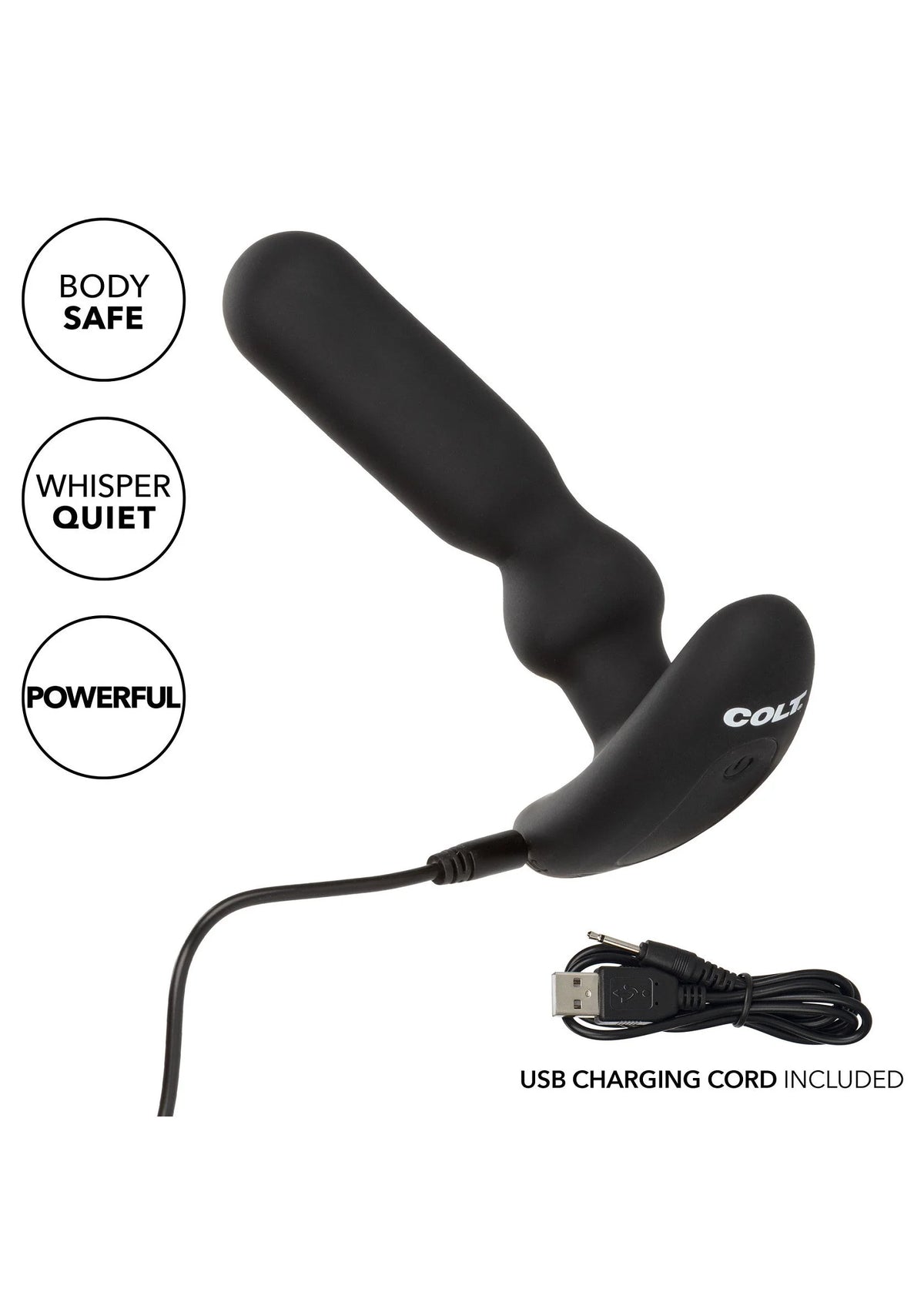 Bestel: COLT Rechargeable Anal - T Vibrator by CalExotics - bij Happytoys.nl, happytoys.be, Happytoys.ae: erotische sex webshop | liever Happy dan Easy ⭐⭐⭐⭐⭐