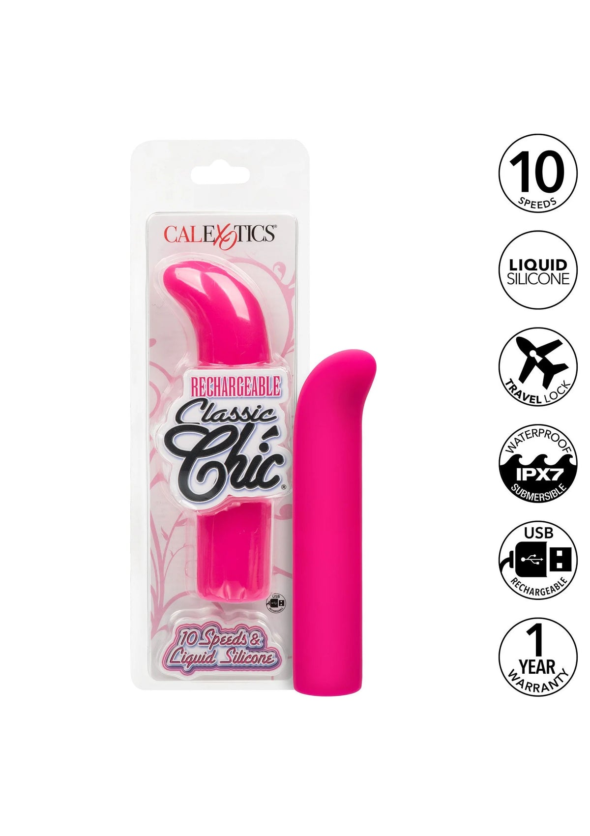 Bestel: Rechargeable Chic Mini G by CalExotics - bij Happytoys.nl, happytoys.be, Happytoys.ae: erotische sex webshop | liever Happy dan Easy ⭐⭐⭐⭐⭐