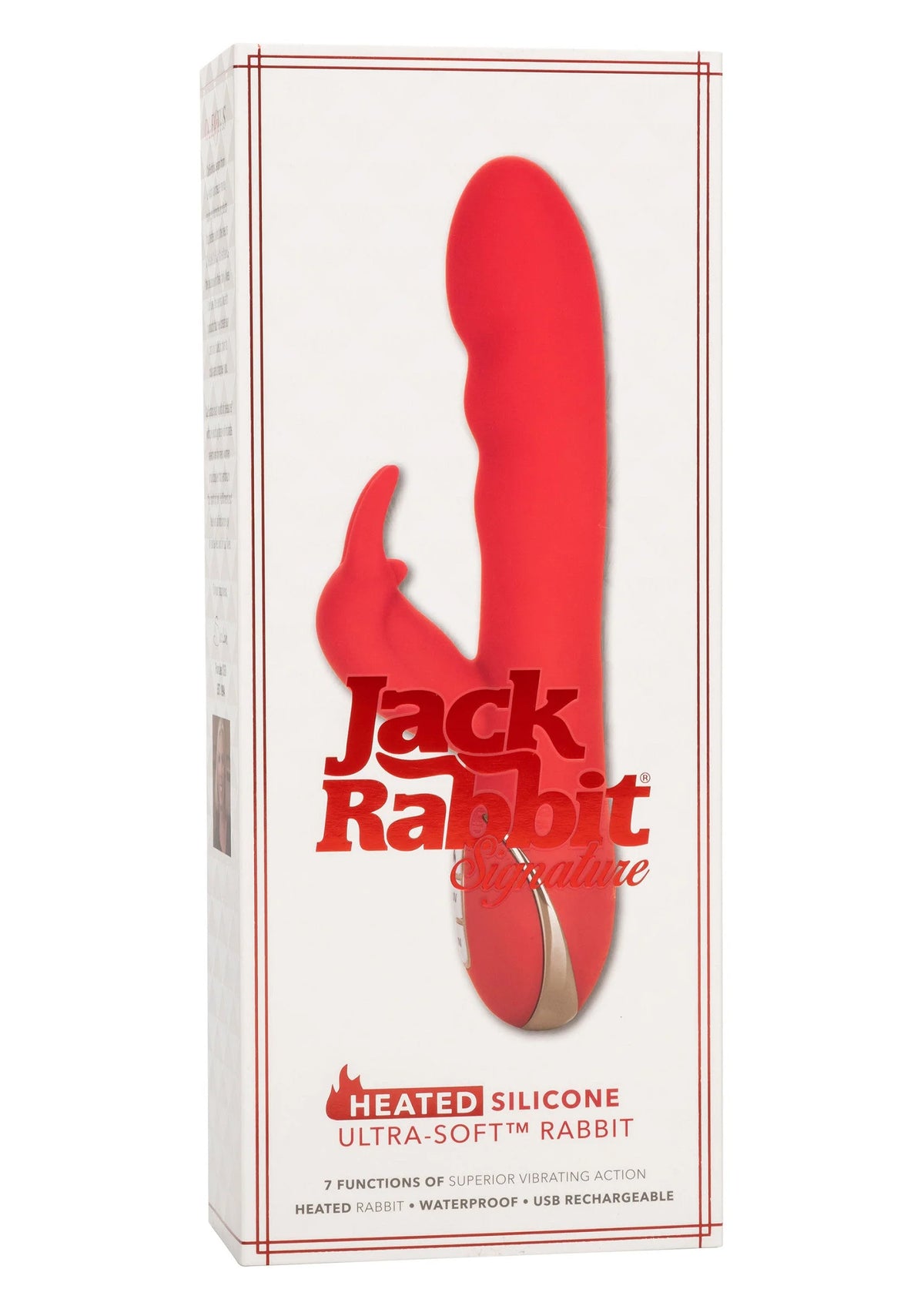 Bestel: Jack Rabbit Signature Heated Silicone Ultra - Soft Rabbit by CalExotics - bij Happytoys.nl, happytoys.be, Happytoys.ae: erotische sex webshop | liever Happy dan Easy ⭐⭐⭐⭐⭐