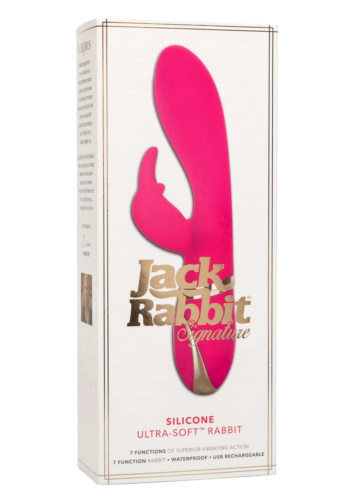 Bestel: Jack Rabbit Signature Silicone Ultra - Soft Rabbit vibrator by CalExotics - bij Happytoys.nl, happytoys.be, Happytoys.ae: erotische sex webshop | liever Happy dan Easy ⭐⭐⭐⭐⭐
