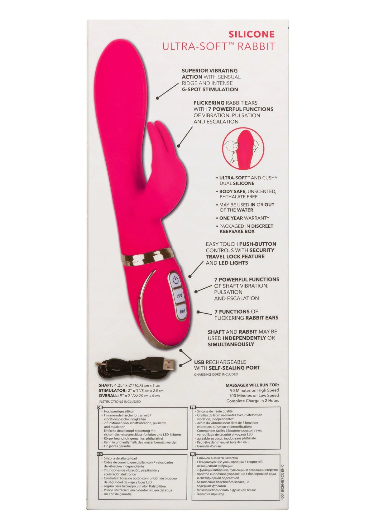 Bestel: Jack Rabbit Signature Silicone Ultra - Soft Rabbit vibrator by CalExotics - bij Happytoys.nl, happytoys.be, Happytoys.ae: erotische sex webshop | liever Happy dan Easy ⭐⭐⭐⭐⭐