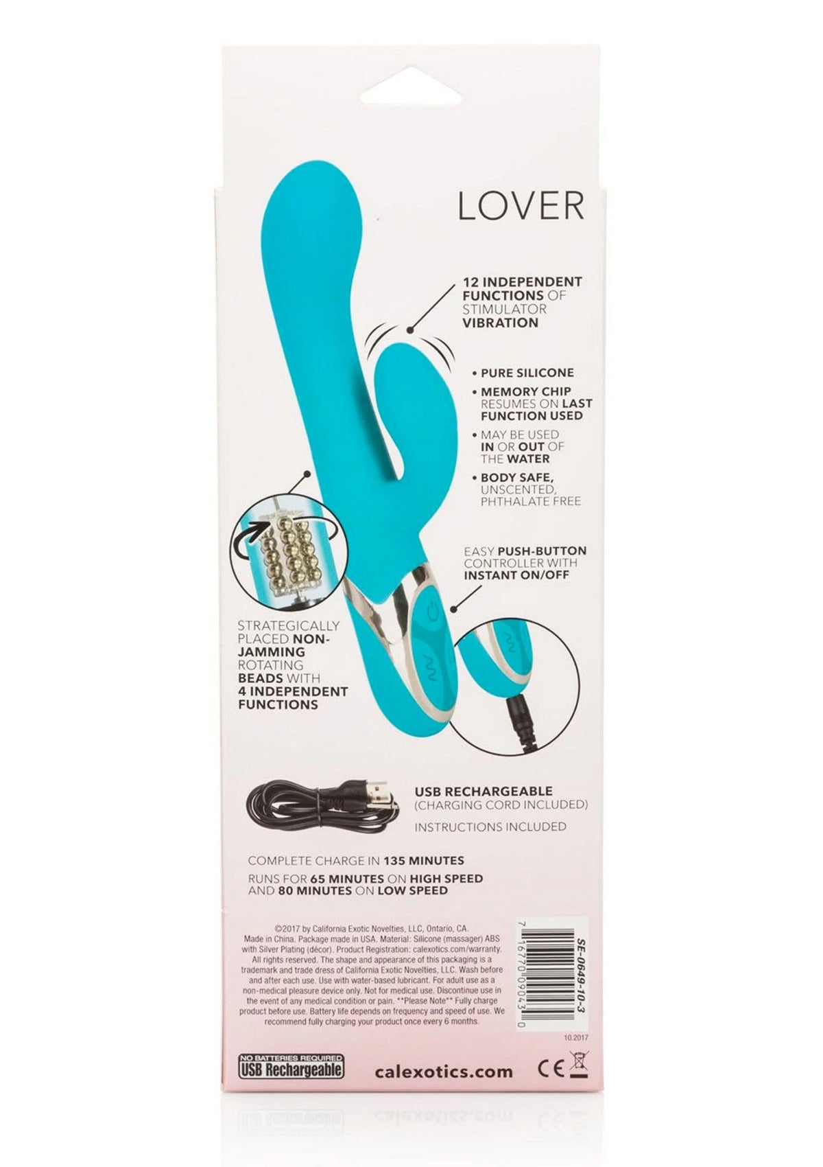 Bestel: Enchanted Lover Vibrator by CalExotics - bij Happytoys.nl, happytoys.be, Happytoys.ae: erotische sex webshop | liever Happy dan Easy ⭐⭐⭐⭐⭐