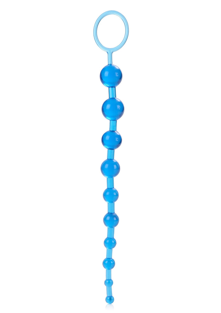 Bestel: X - 10 Beads by CalExotics Beads - bij Happytoys.nl, happytoys.be, Happytoys.ae: erotische sex webshop | liever Happy dan Easy ⭐⭐⭐⭐⭐ - Blauw - 12535 - BLUE