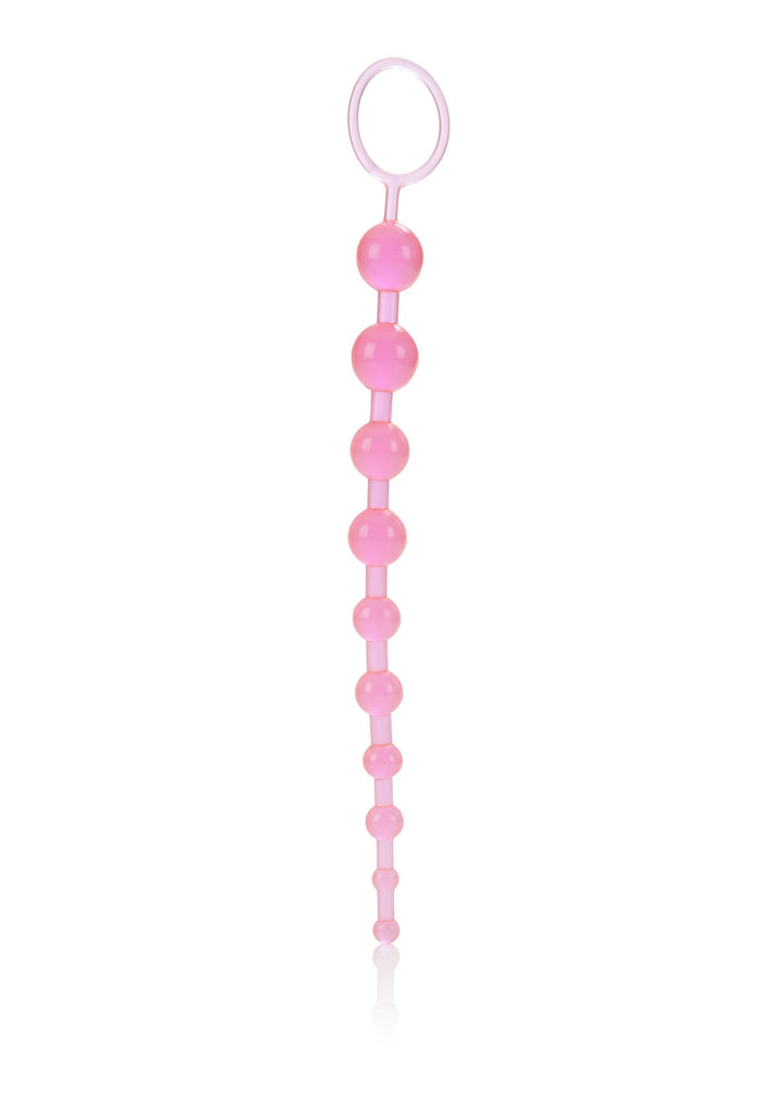 Bestel: X - 10 Beads by CalExotics Beads - bij Happytoys.nl, happytoys.be, Happytoys.ae: erotische sex webshop | liever Happy dan Easy ⭐⭐⭐⭐⭐ - Roze - 12535 - PINK
