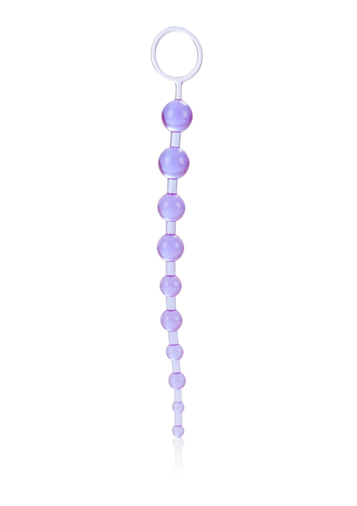 Bestel: X - 10 Beads by CalExotics Beads - bij Happytoys.nl, happytoys.be, Happytoys.ae: erotische sex webshop | liever Happy dan Easy ⭐⭐⭐⭐⭐ - Paars - 12535 - PURPLE