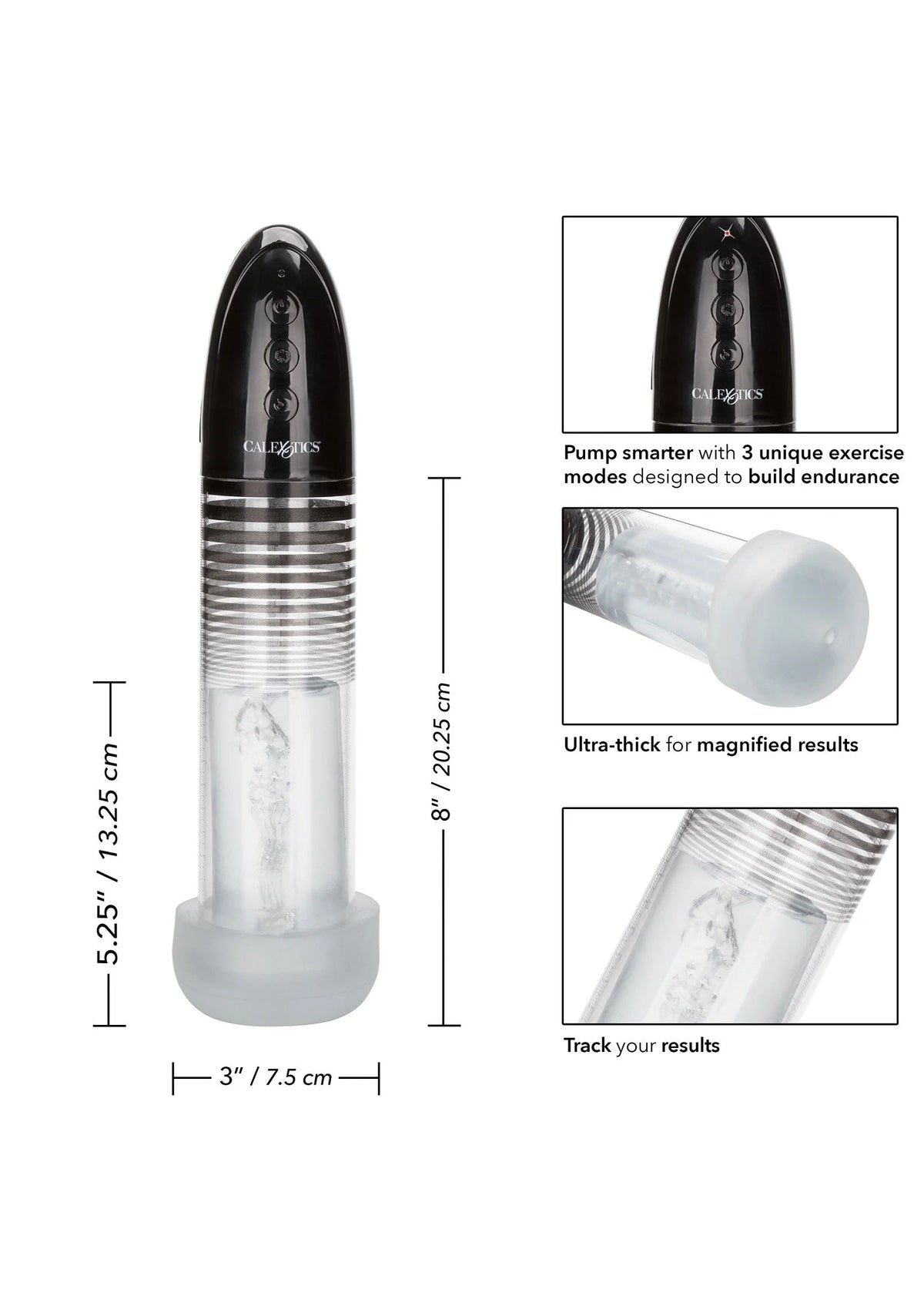 Bestel: Optimum Series Automatic Smart Penis Pump by CalExotics - bij Happytoys.nl, happytoys.be, Happytoys.ae: erotische sex webshop | liever Happy dan Easy ⭐⭐⭐⭐⭐