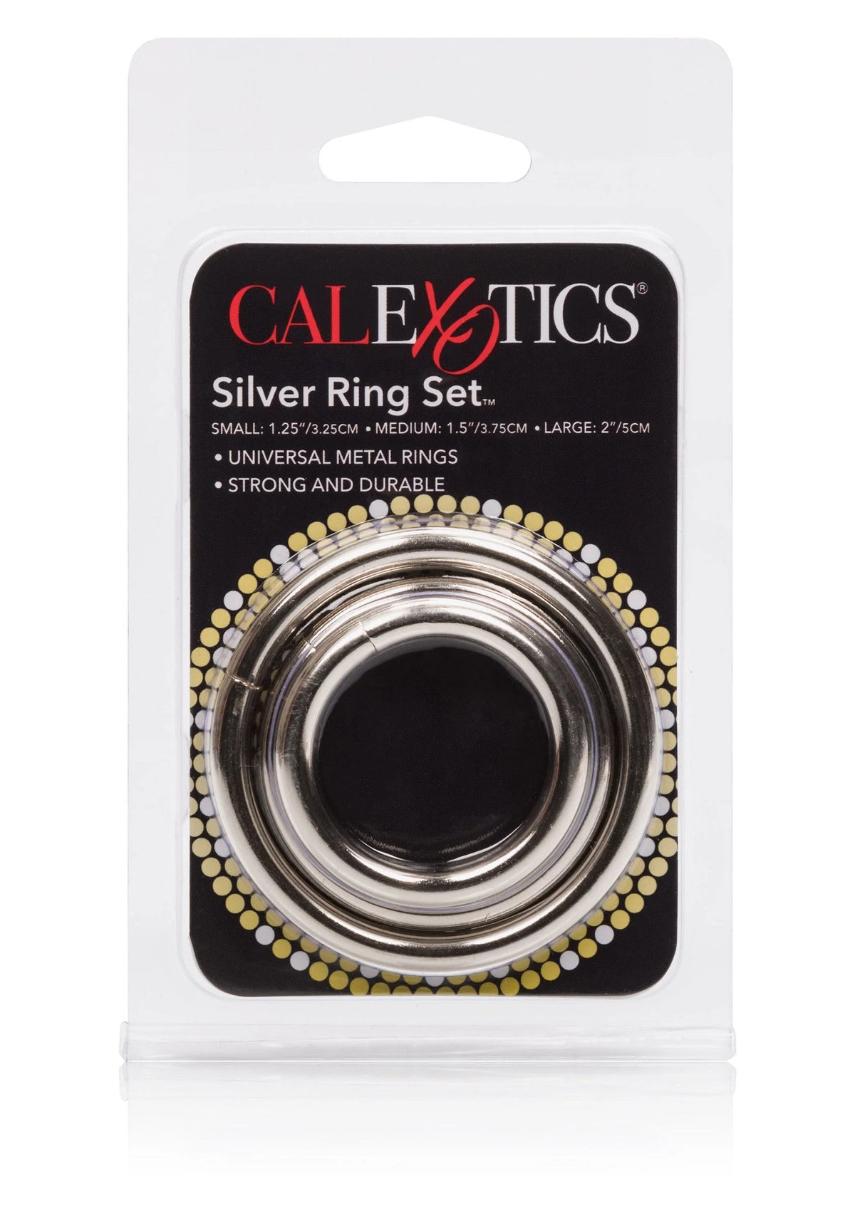 Silberring-Set, 3-teilig
