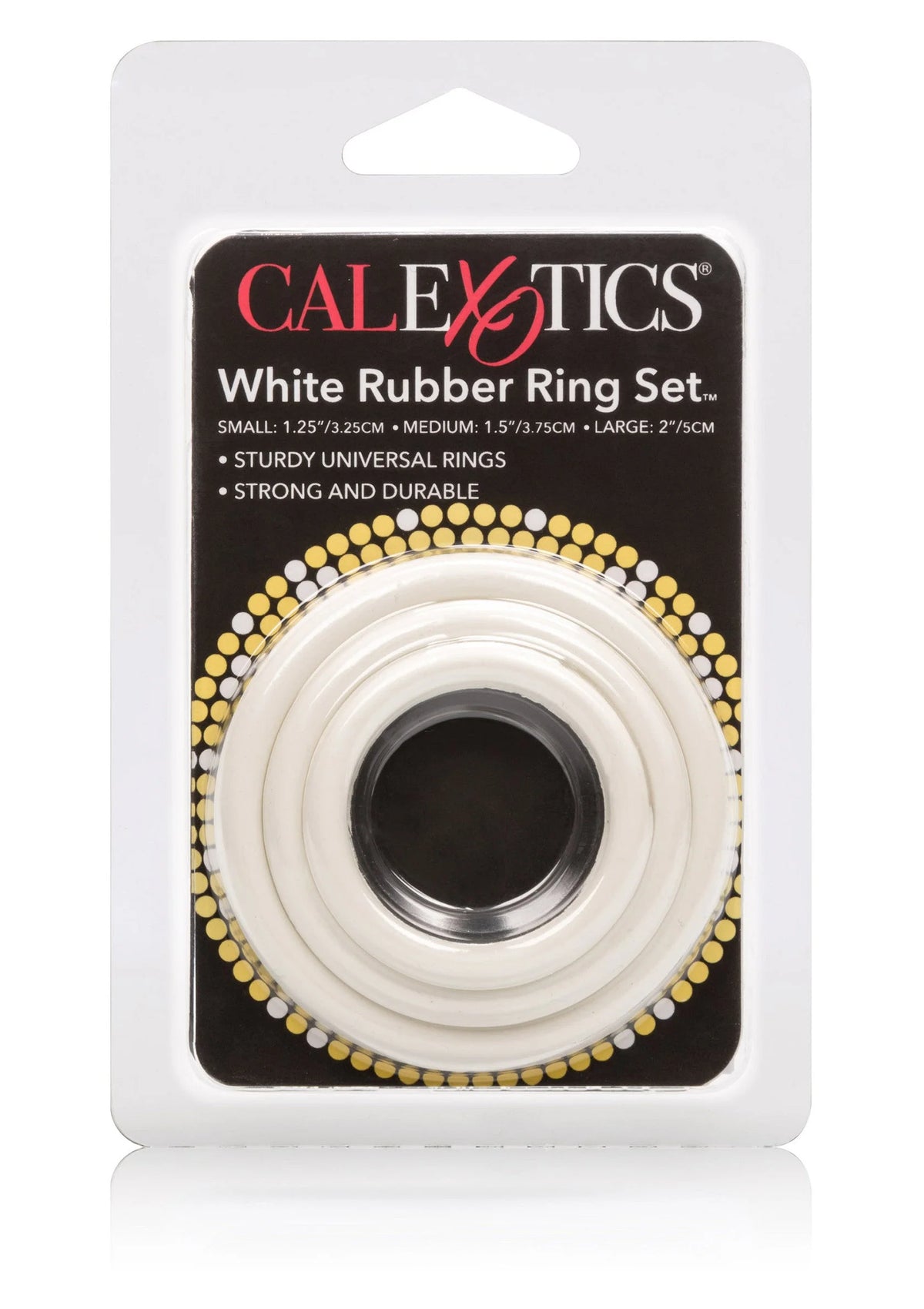 Bestel: Rubber Ring 3 Piece Set by CalExotics Rings - bij Happytoys.nl, happytoys.be, Happytoys.ae: erotische sex webshop | liever Happy dan Easy âââââ