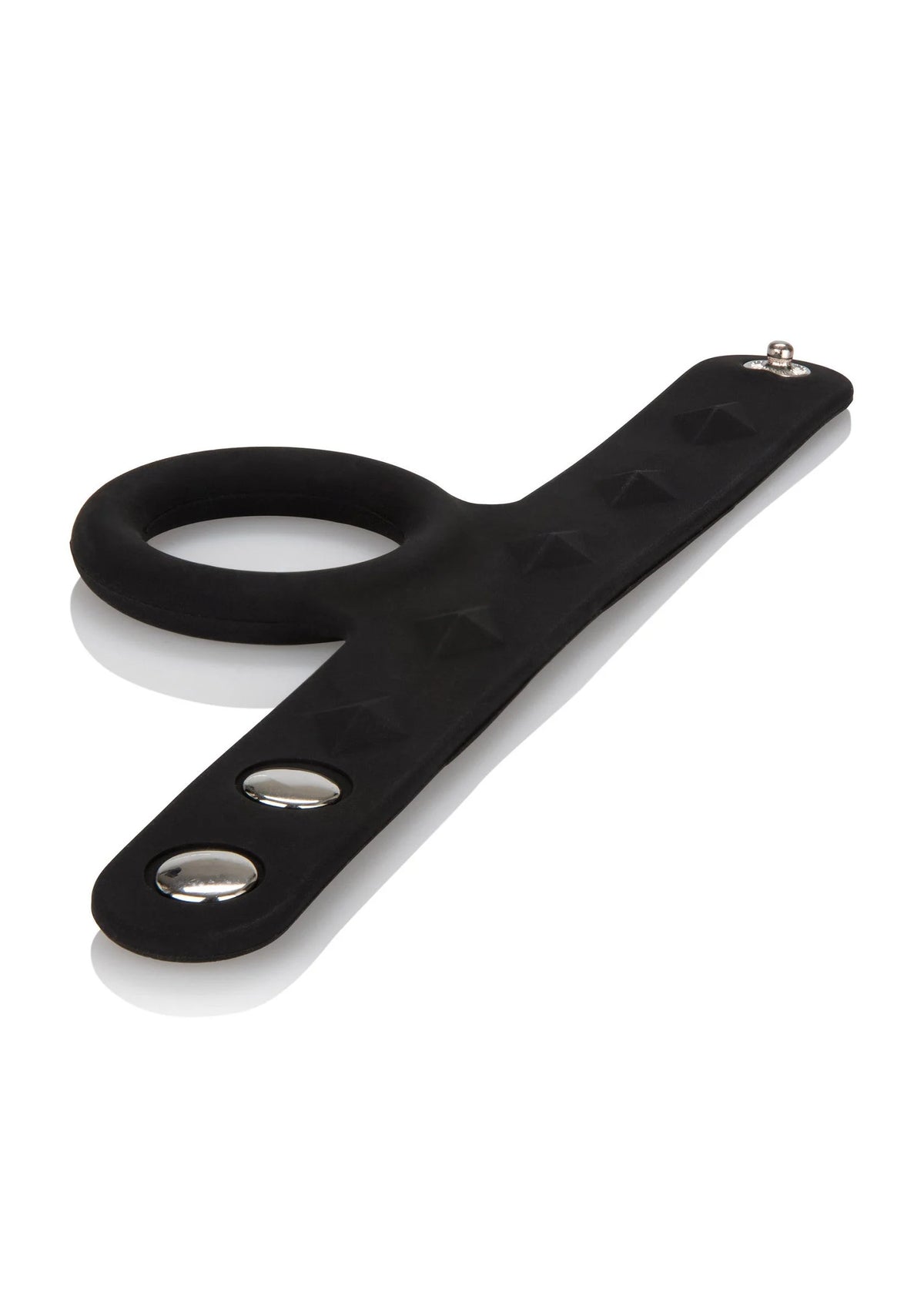 Bestel: Silicone Tri - Snap Scrotum Support Ring - Medium by CalExotics Rings - cockrings bij Happytoys.nl, happytoys.be, Happytoys.ae: erotische sex webshop | liever Happy dan Easy ⭐⭐⭐⭐⭐