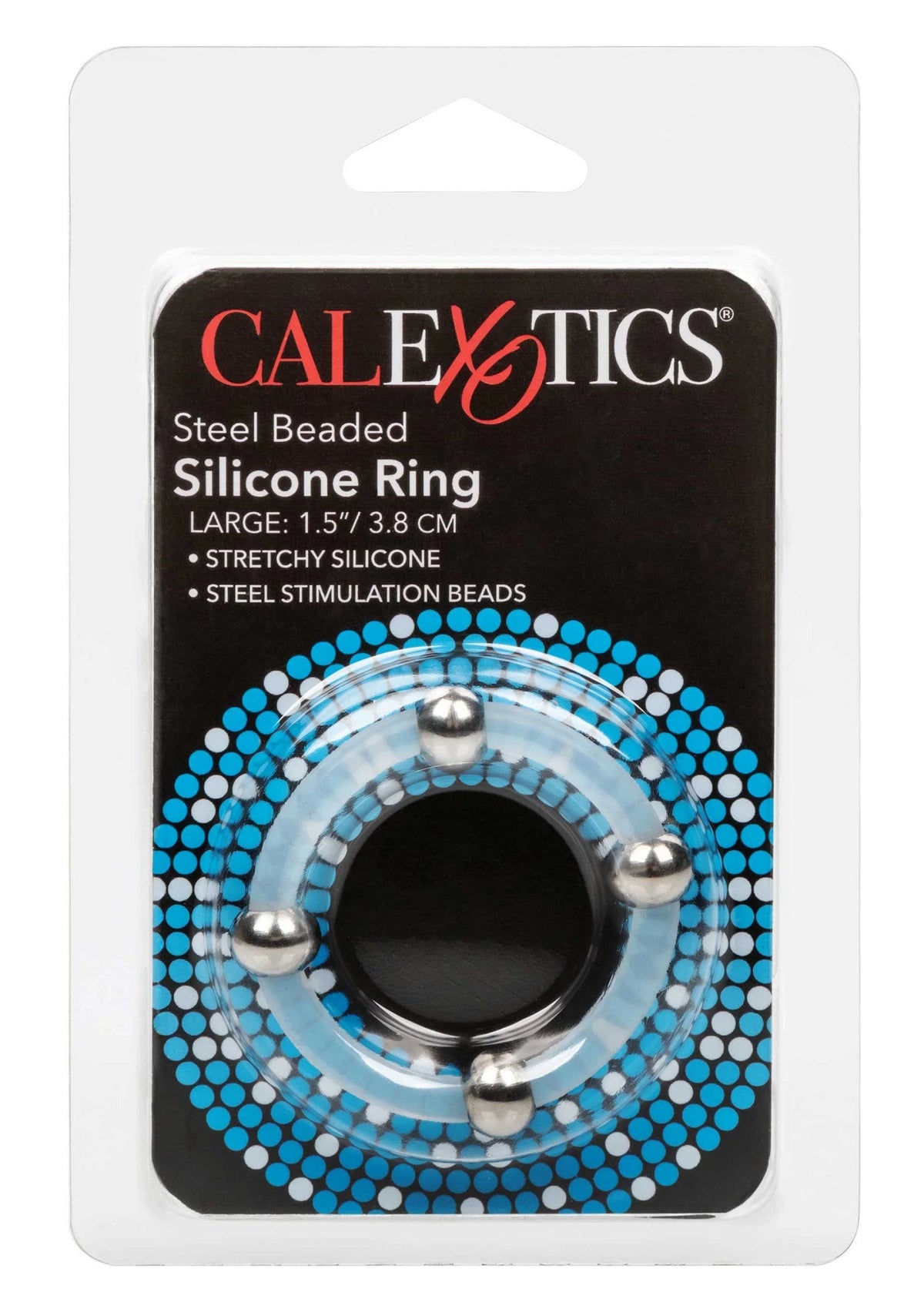 Bestel: Steel Beaded Silicone Ring L - bij Happytoys.nl, happytoys.be, Happytoys.ae: erotische sex webshop | liever Happy dan Easy âââââ