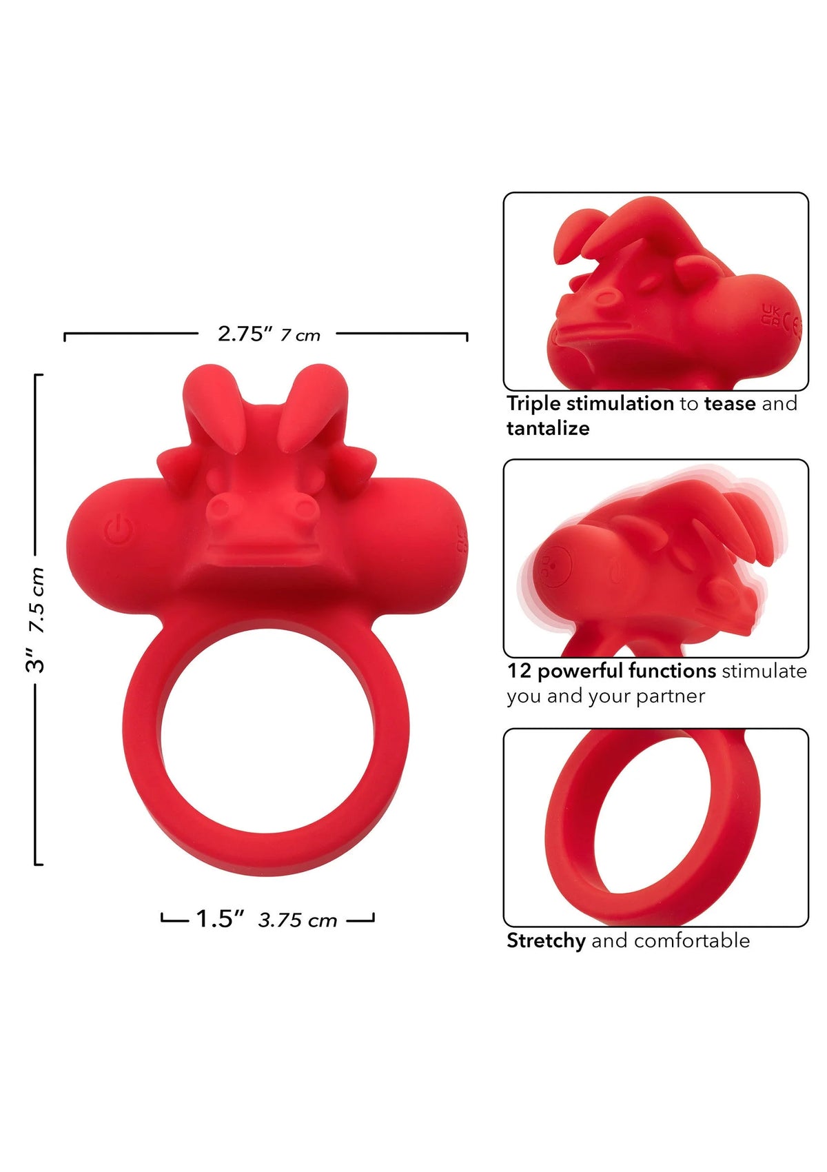 Bestel: Rechargeable The Matador by CalExotics - bij Happytoys.nl, happytoys.be, Happytoys.ae: erotische sex webshop | liever Happy dan Easy âââââ