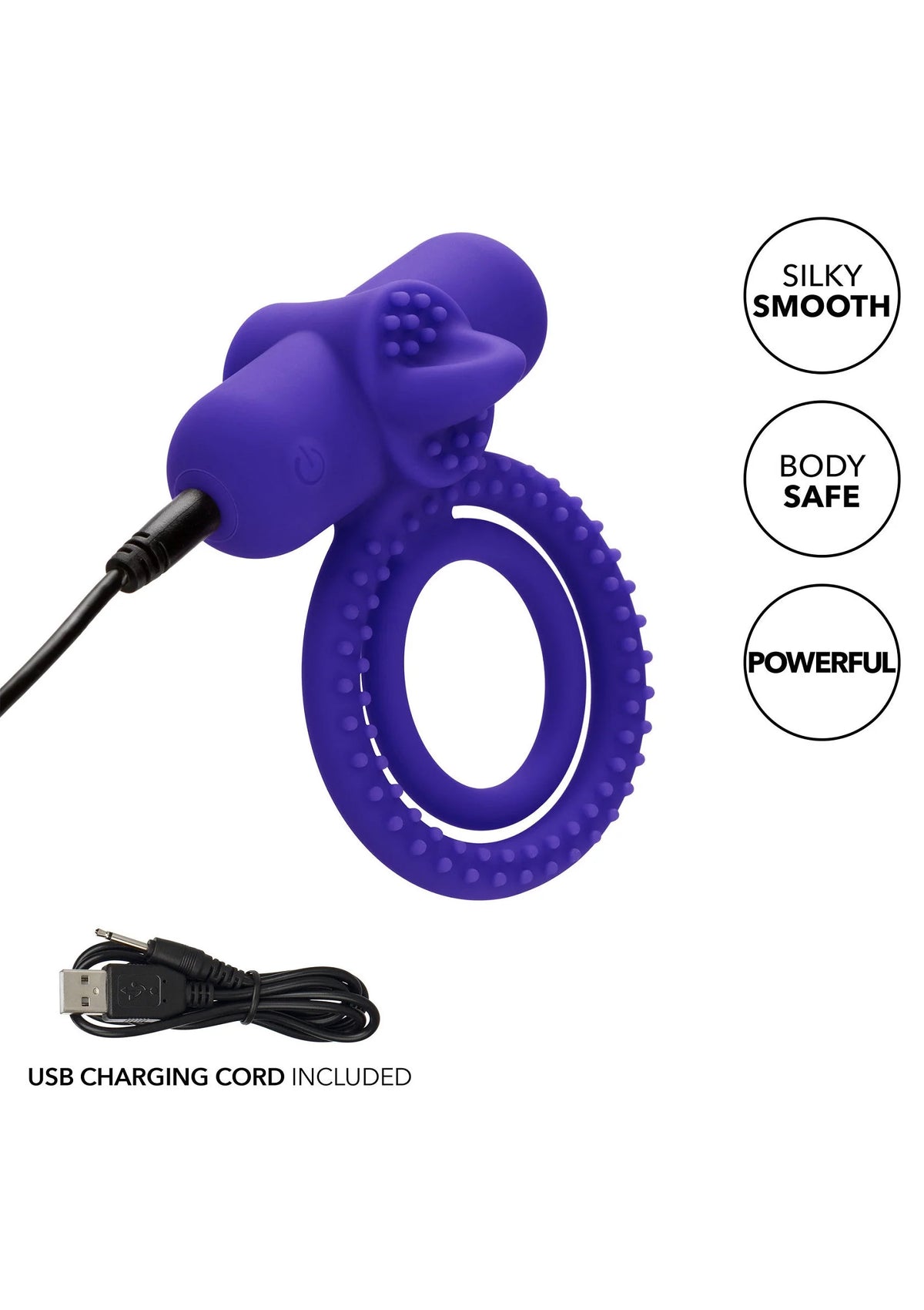 Bestel: Rechargeable Dual Climaxer by CalExotics - bij Happytoys.nl, happytoys.be, Happytoys.ae: erotische sex webshop | liever Happy dan Easy ⭐⭐⭐⭐⭐