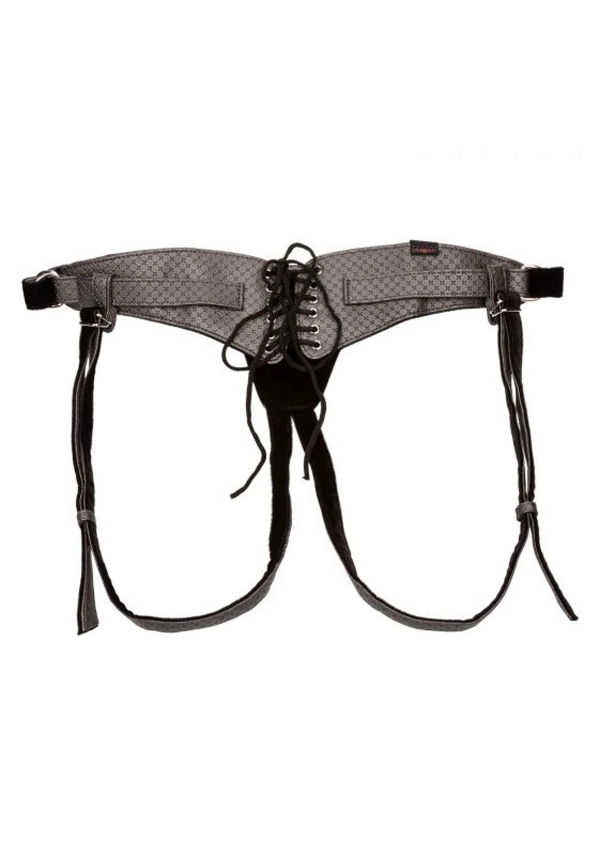 Bestel: The Regal Queen Strapon Harness by CalExotics Her Royal Harness - bij Happytoys.nl, happytoys.be, Happytoys.ae: erotische sex webshop | liever Happy dan Easy ⭐⭐⭐⭐⭐