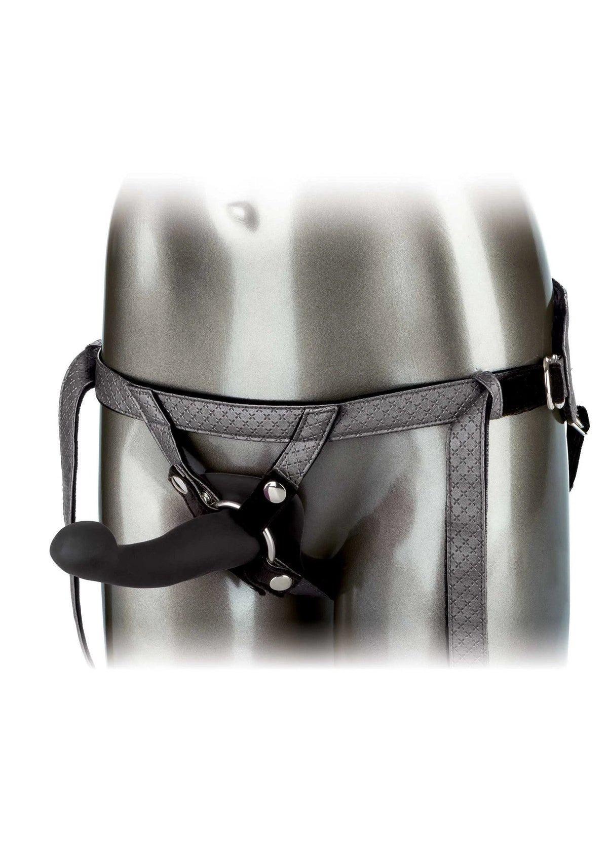 Bestel: Her Royal Harness The Royal Vibrating Pegging Strap On set by CalExotics - bij Happytoys.nl, happytoys.be, Happytoys.ae: erotische sex webshop | liever Happy dan Easy ⭐⭐⭐⭐⭐ - Default Title - 12866 - GREY