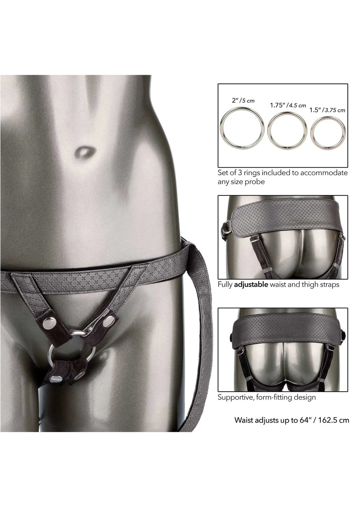 Bestel: Her Royal Harness The Royal Vibrating Pegging Strap On set by CalExotics - bij Happytoys.nl, happytoys.be, Happytoys.ae: erotische sex webshop | liever Happy dan Easy ⭐⭐⭐⭐⭐