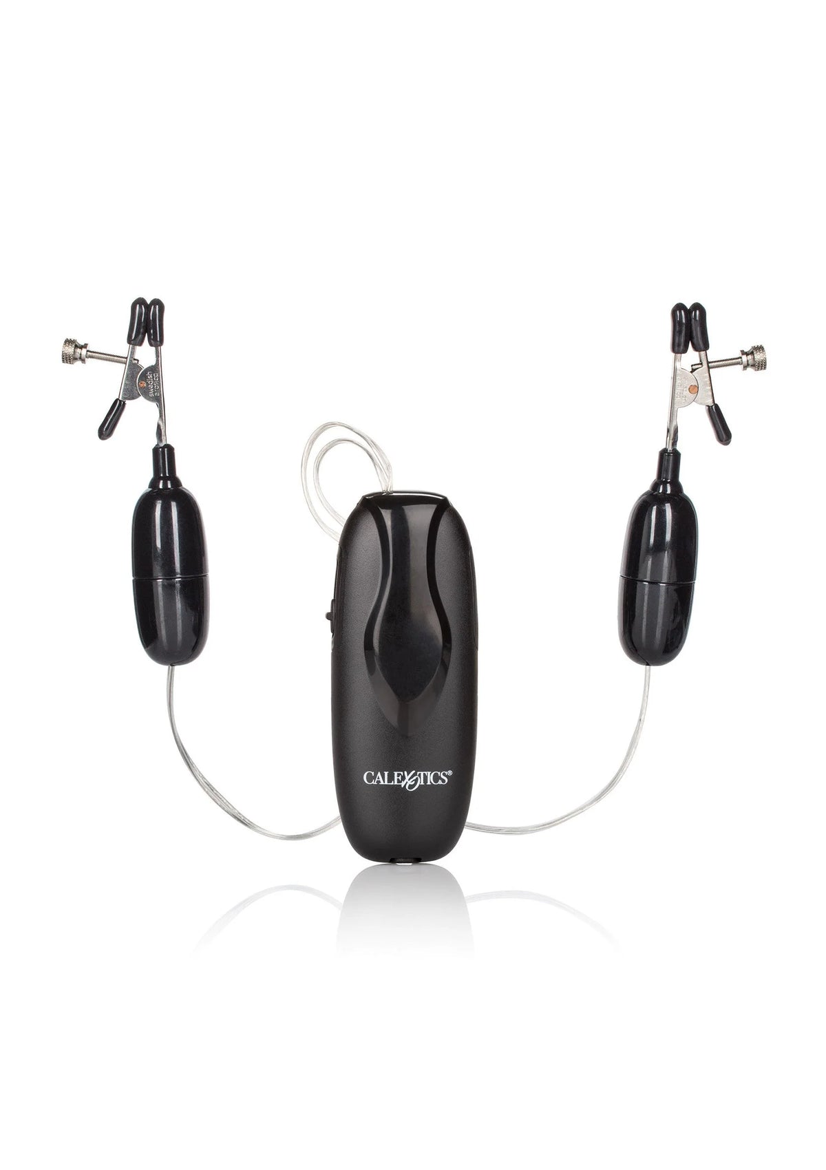 Bestel: Nipple Play twee vibrerende tepelklemmen by CalExotics - bij Happytoys.nl, happytoys.be, Happytoys.ae: erotische sex webshop | liever Happy dan Easy ⭐⭐⭐⭐⭐ - Default Title - 12928 - BLACK