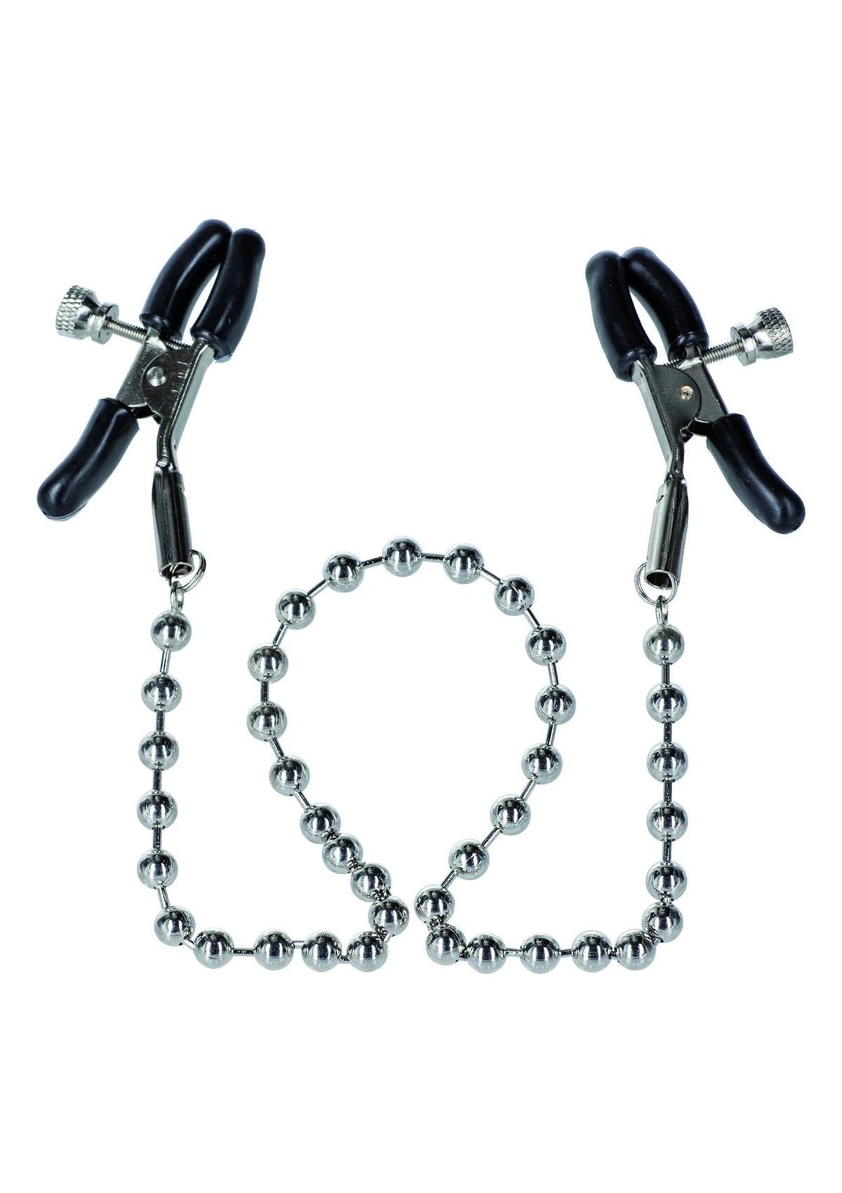 Bestel: Nipple Play Silver Beaded Nipple Clamps Tepelklemmen byCal Exotics - bij Happytoys.nl, happytoys.be, Happytoys.ae: erotische sex webshop | liever Happy dan Easy âââââ - Default Title - 12935 - METAL