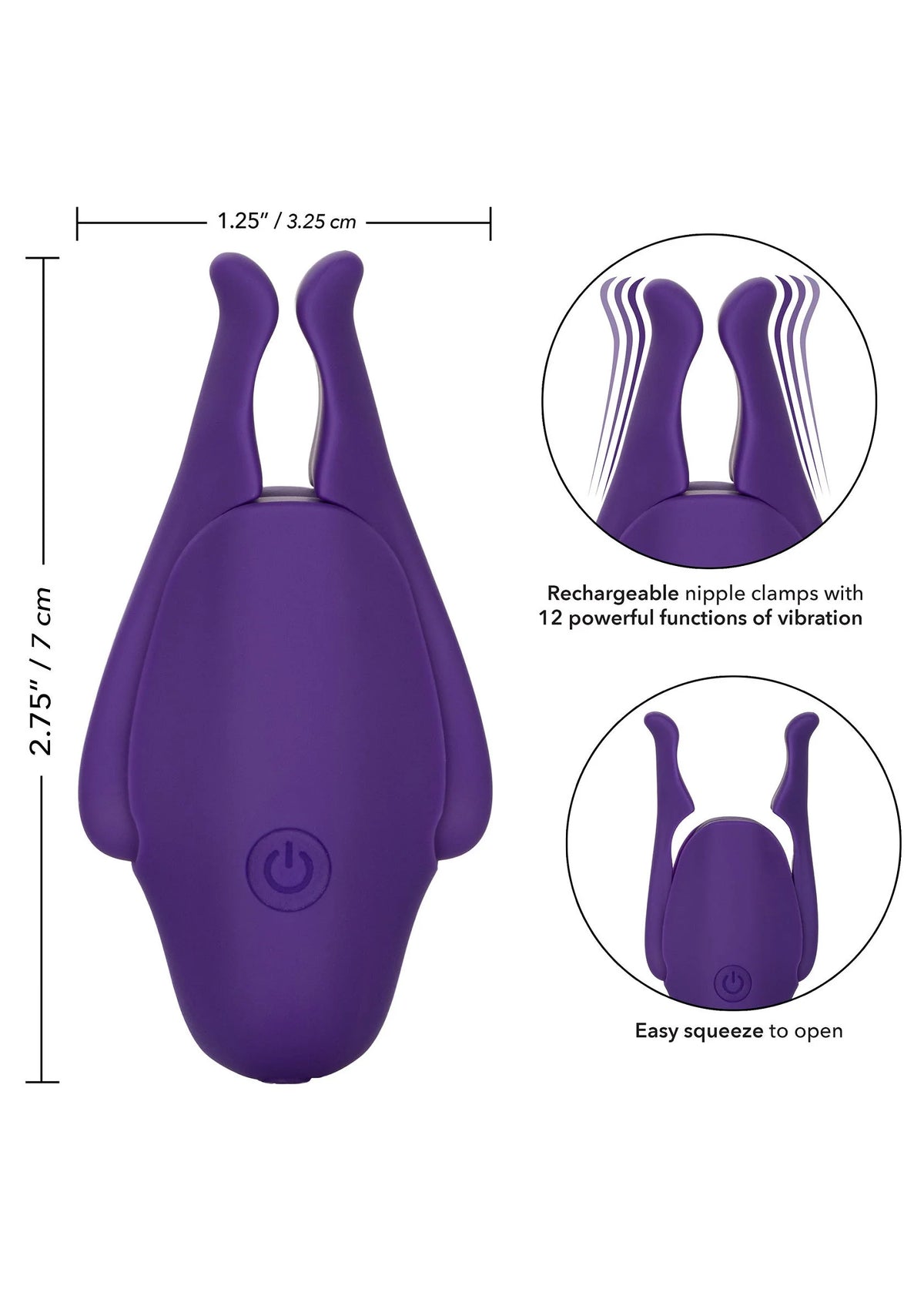 Bestel: Rechargeable Nipplettes by CalExotics Nipple Play - bij Happytoys.nl, happytoys.be, Happytoys.ae: erotische sex webshop | liever Happy dan Easy âââââ