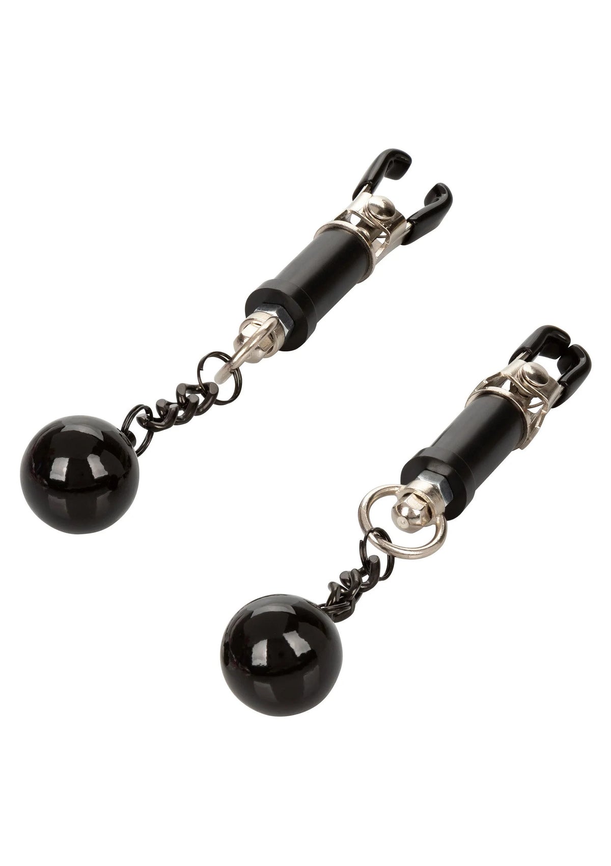 Bestel: Nipple Grips Weighted Twist Nipple Clamps by CalExotics - bij Happytoys.nl, happytoys.be, Happytoys.ae: erotische sex webshop | liever Happy dan Easy βββββ