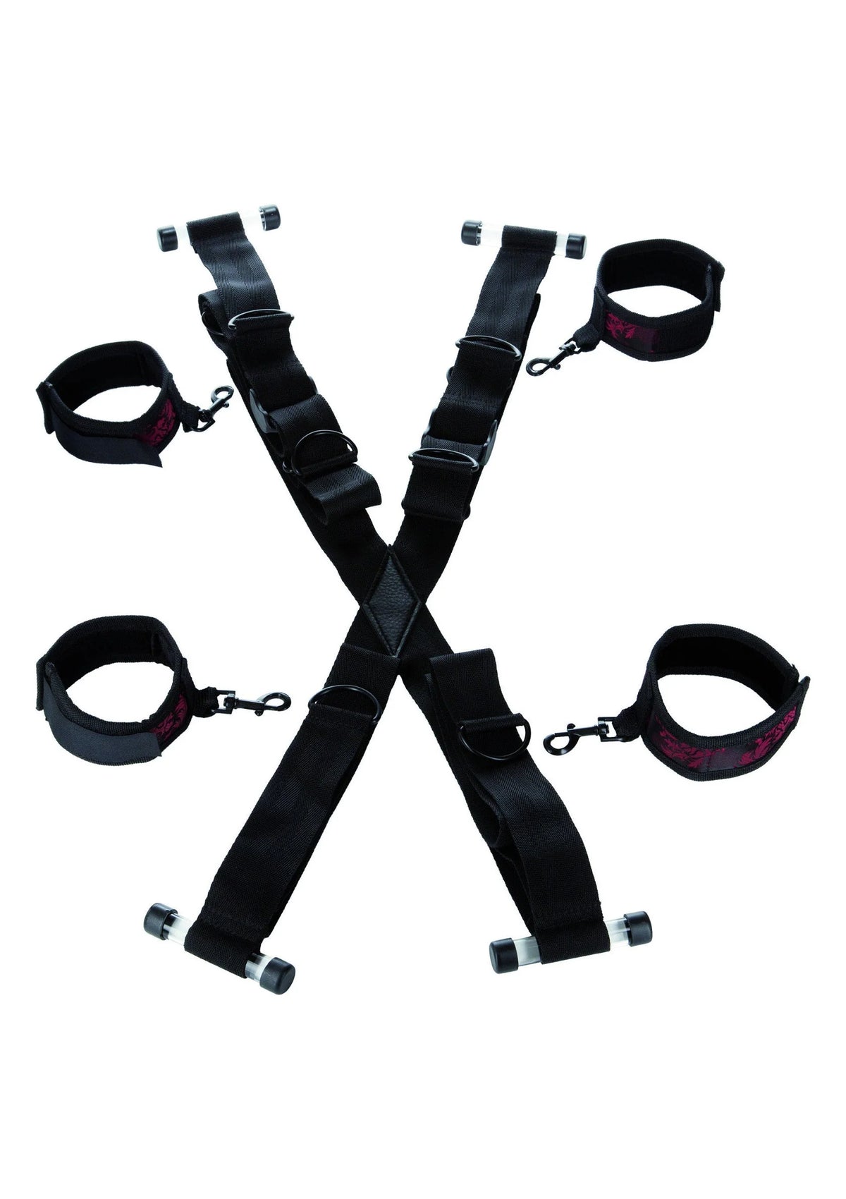 Bestel: Scandal Over The Door Cross by CalExotics - bij Happytoys.nl, happytoys.be, Happytoys.ae: erotische sex webshop | liever Happy dan Easy ⭐⭐⭐⭐⭐ - Default Title - 13009 - BLACK
