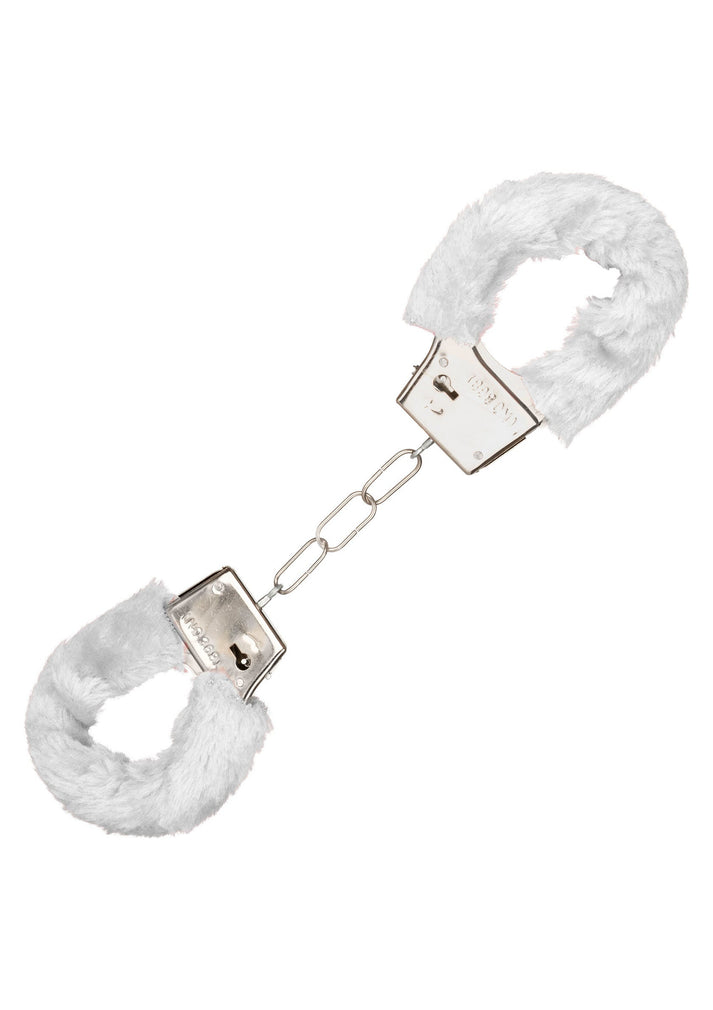 Bestel: Playful Furry Cuffs by CalExotics - bij Happytoys.nl, happytoys.be, Happytoys.ae: erotische sex webshop | liever Happy dan Easy ⭐⭐⭐⭐⭐ - Wit - 13375 - WHITE