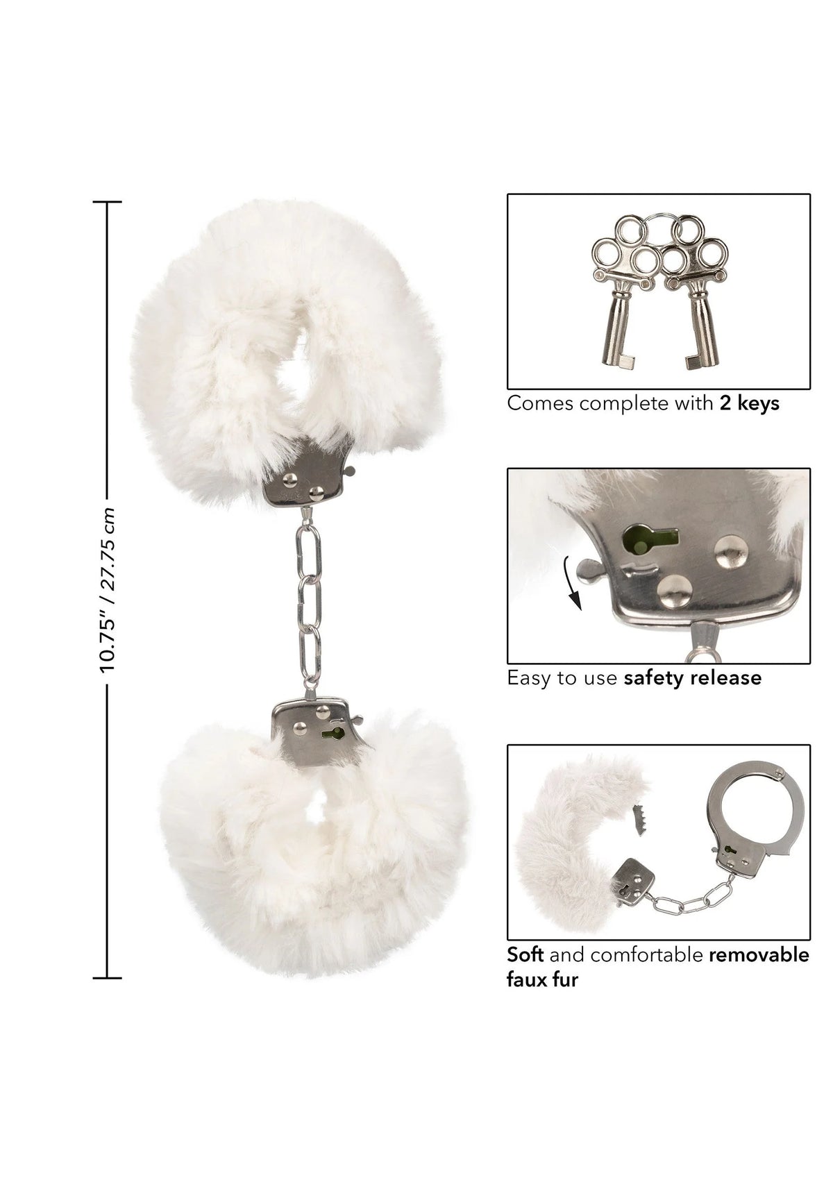 Bestel: Ultra Fluffy Furry Cuffs - bij Happytoys.nl, happytoys.be, Happytoys.ae: erotische sex webshop | liever Happy dan Easy ⭐⭐⭐⭐⭐