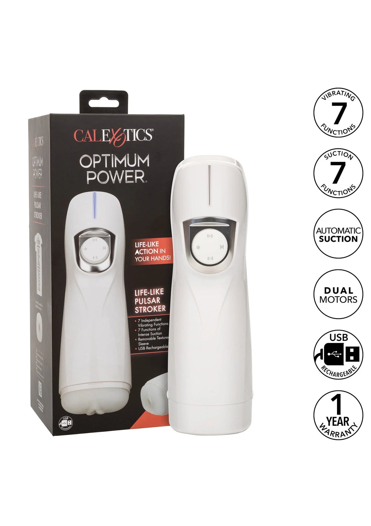 Bestel: Lifelike Pulsar Stroker by CalExotics - bij Happytoys.nl, happytoys.be, Happytoys.ae: erotische sex webshop | liever Happy dan Easy ⭐⭐⭐⭐⭐