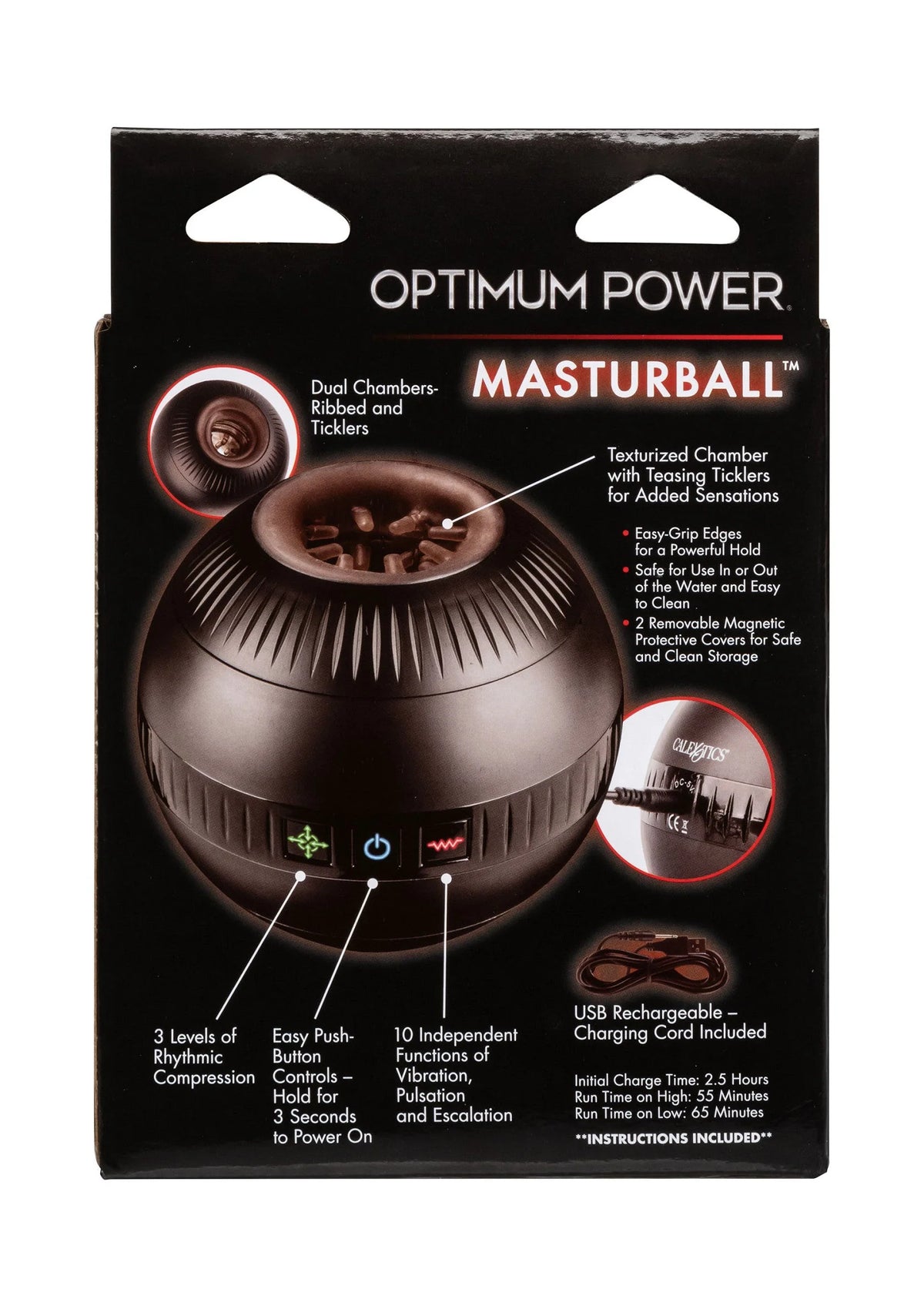 Bestel: Optimum Power Masturball by CalExotics - bij Happytoys.nl, happytoys.be, Happytoys.ae: erotische sex webshop | liever Happy dan Easy ⭐⭐⭐⭐⭐