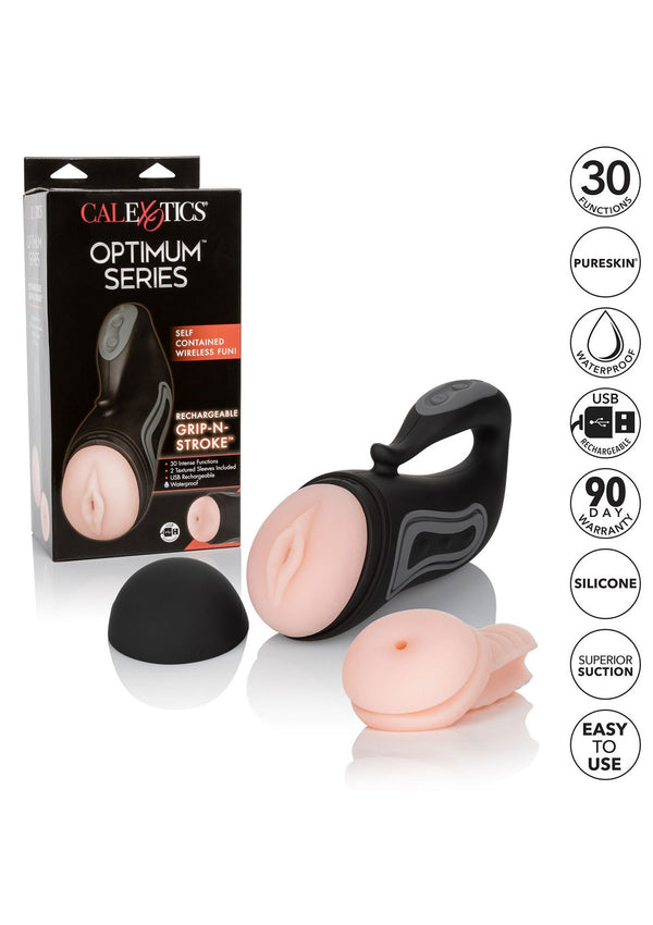 Bestel: Rechargeable Grip - N - Stroke by CalExotics Optimum Series - bij Happytoys.nl, happytoys.be, Happytoys.ae: erotische sex webshop | liever Happy dan Easy âââââ