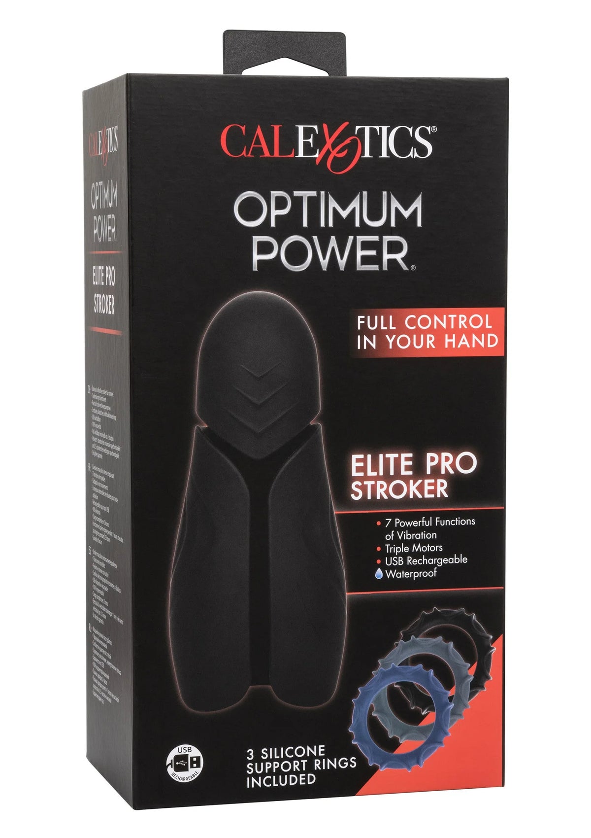 Bestel: Optimum Power Elite Pro Stroker by CalExotics - bij Happytoys.nl, happytoys.be, Happytoys.ae: erotische sex webshop | liever Happy dan Easy âââââ