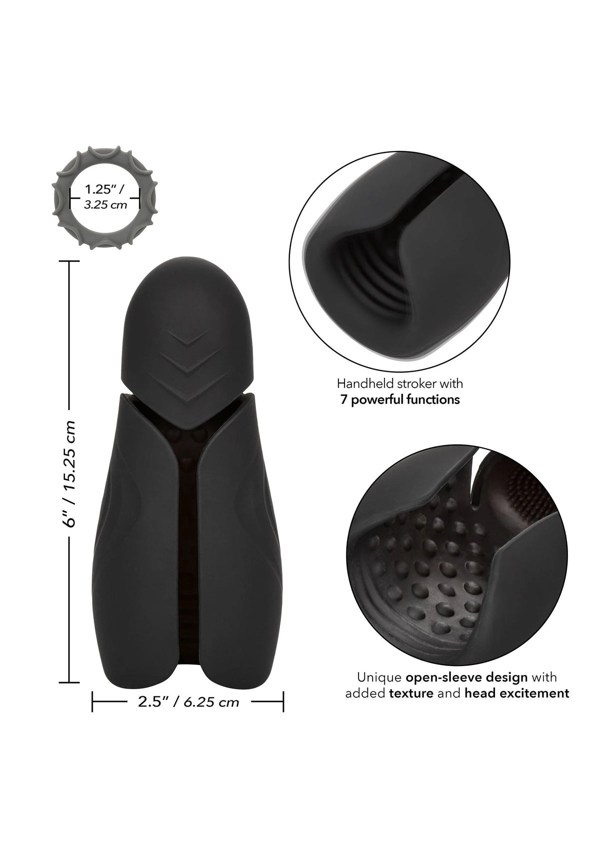 Bestel: Optimum Power Elite Pro Stroker by CalExotics - bij Happytoys.nl, happytoys.be, Happytoys.ae: erotische sex webshop | liever Happy dan Easy âââââ