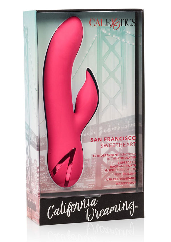 Bestel: San Francisco Sweetheart Double Vibrator by CalExotics California Dreaming - bij Happytoys.nl, happytoys.be, Happytoys.ae: erotische sex webshop | liever Happy dan Easy ⭐⭐⭐⭐⭐